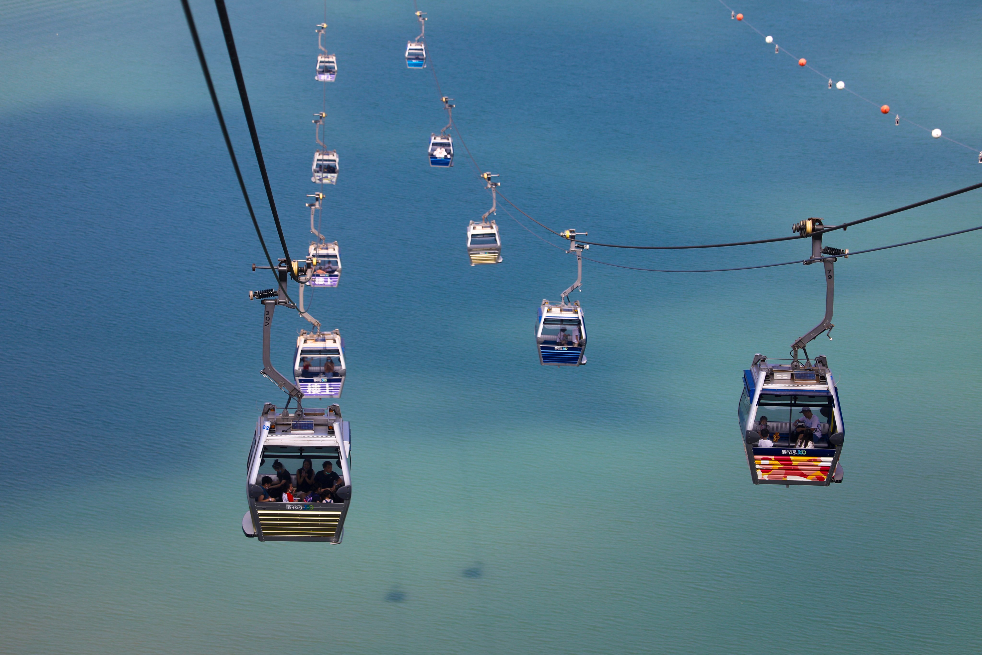 The Ngong Ping 360 cable car attraction is on the way up after a coronavirus slump, the firm says.  Photo: Dickson Lee