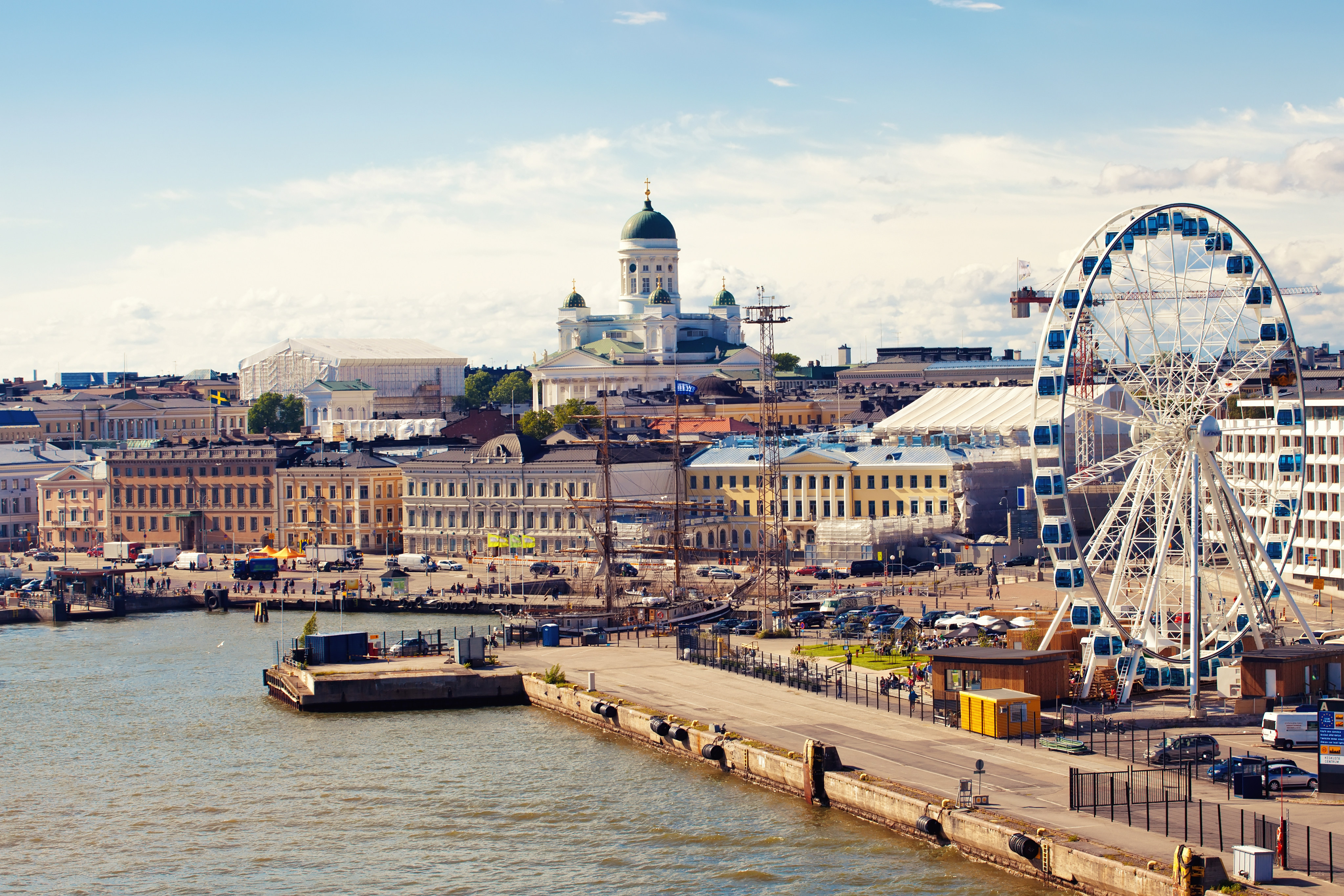 A plan to link Finland’s Helsinki, shown here, with Estonian capital city Tallinn has raised alarms in Baltic intelligence circles. Photo: Shutterstock