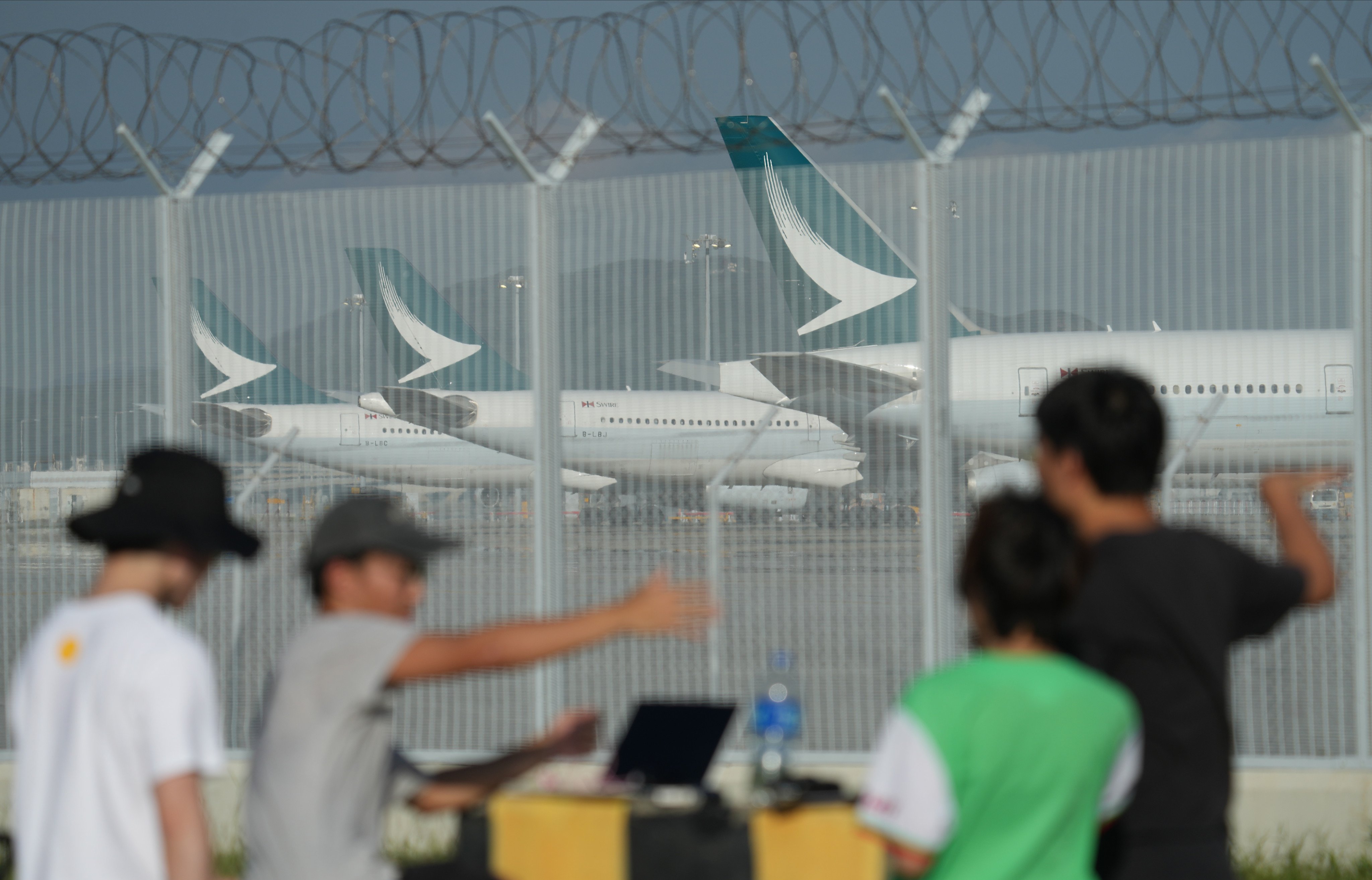 Cathay Pacific airplanes are parked on at the Hong Kong International Airport in Chek Lap Kok on September 20 last year. Cathay is still Hong Kong’s flagship carrier and an integral part of making the city not just an aviation hub but also a world-class city. Photo: Sam Tsang