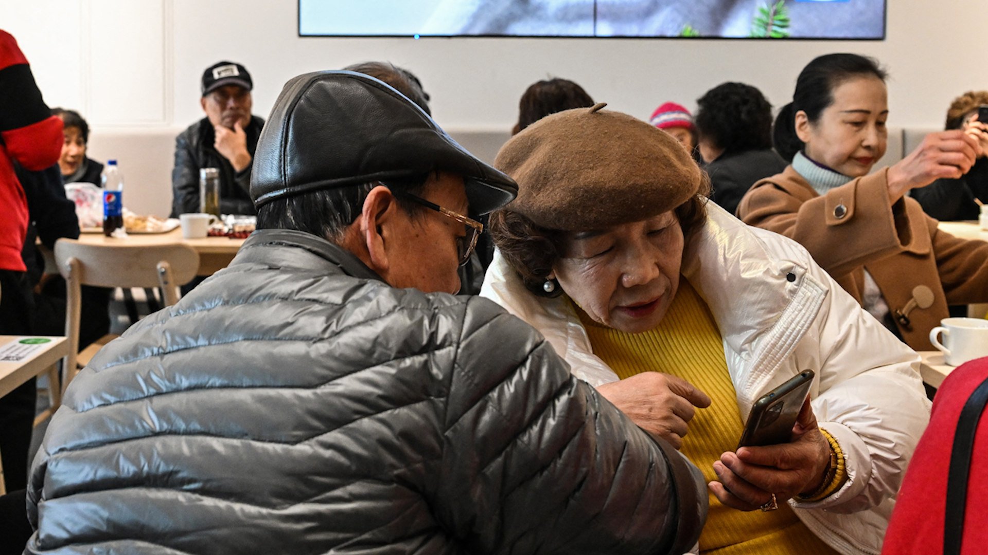 Many of Shanghai’s senior citizens have turned an Ikea canteen into an unlikely dating site. 