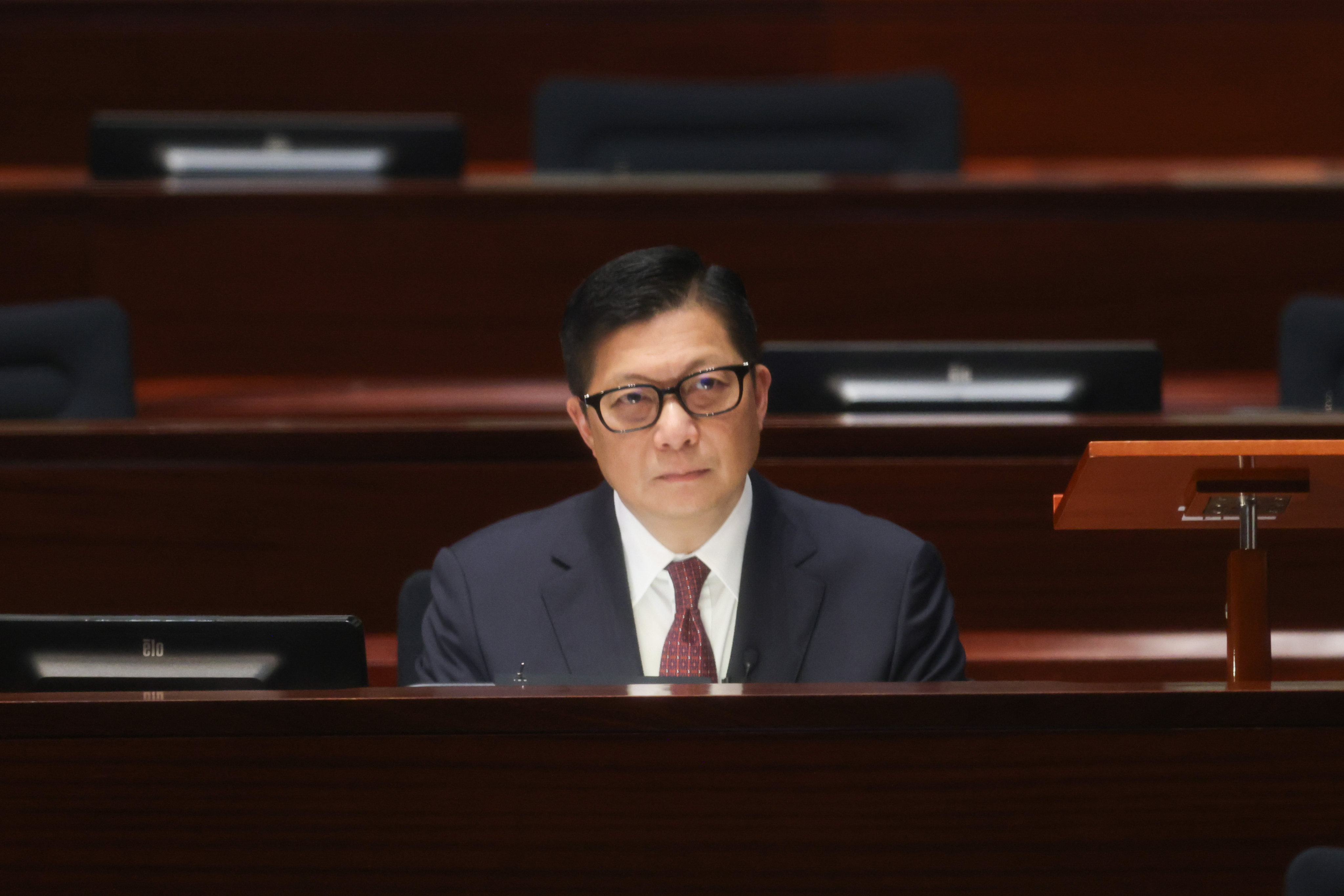 Secretary for Security Chris Tang has sought to bat back against those taking aim at the proposed law since the government wrapped up its public consultation in January. Photo: Dickson Lee