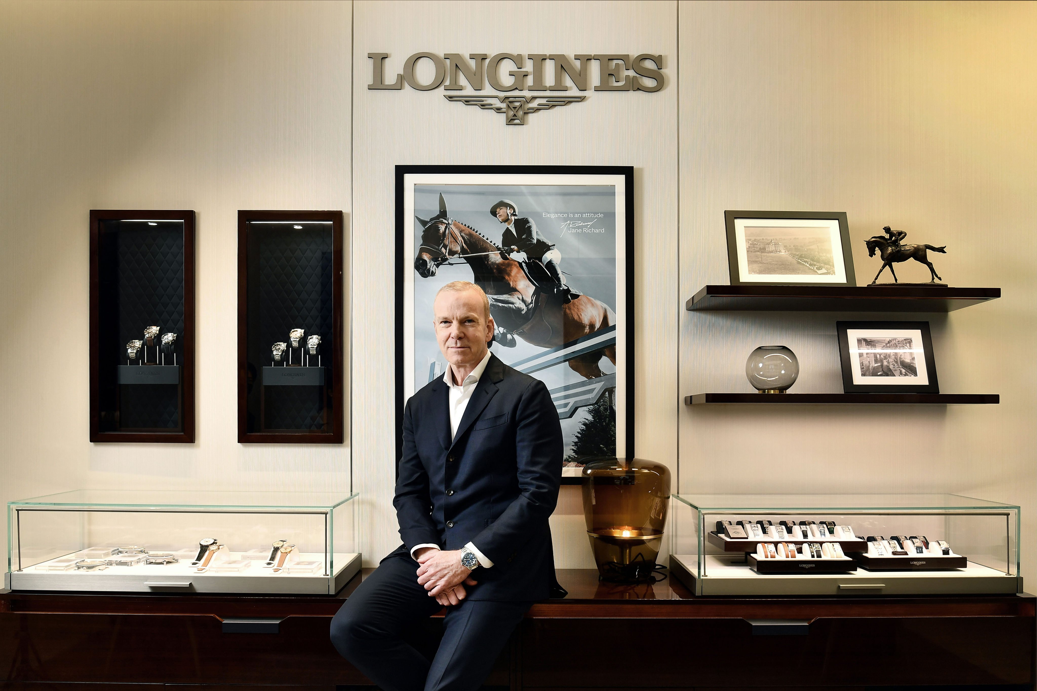 Longines CEO Matthias Breschan joined the company right in the midst of Covid lockdowns. Photos: Handout