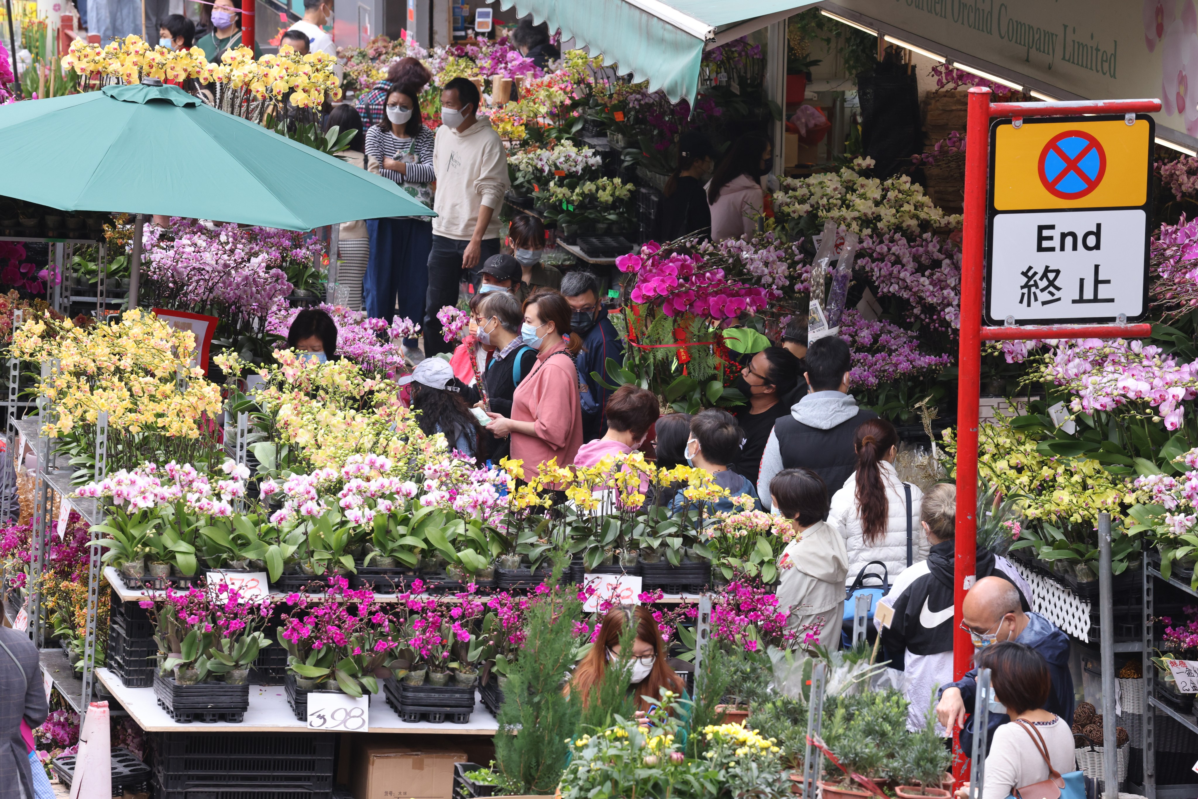 The flower market is one of the most vibrant spots in Hong Kong. Photo: Nora Tam