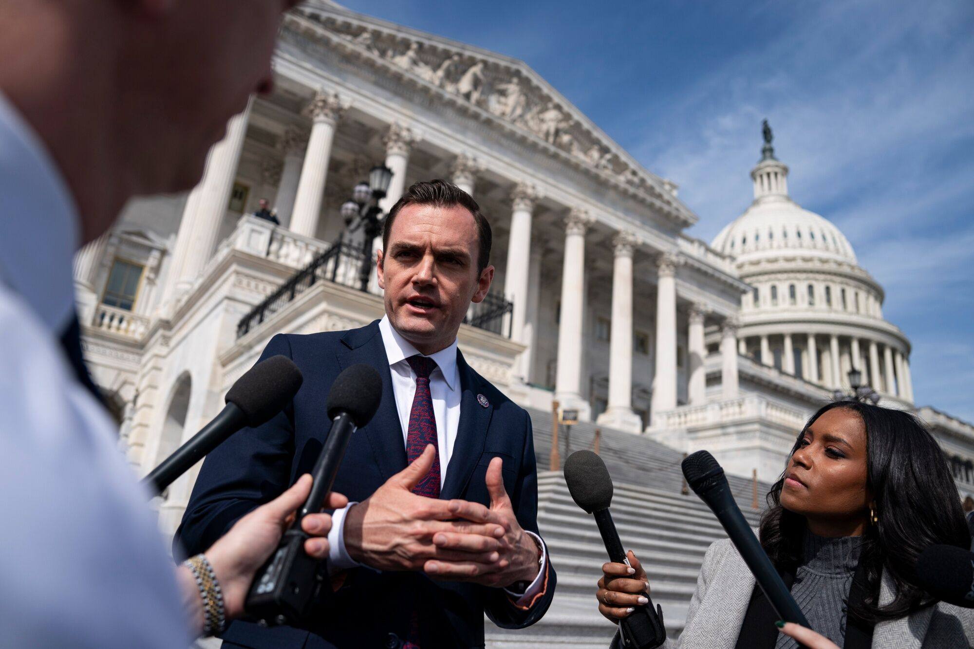 US Republican congressman Mike Gallagher. Photo: Bloomberg