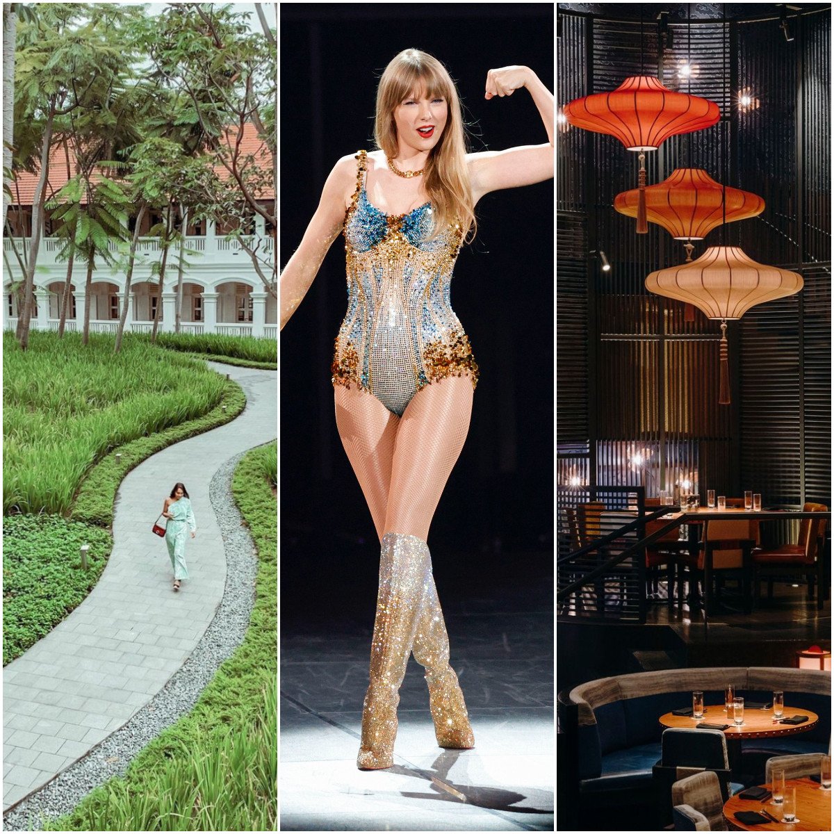 Pop star Taylor Swift just performed sold-out shows in Australia and Singapore – so where did she stay and visit when she was in the region? Photos: @capellasingapore, @komasingapore/Instagram; TNS