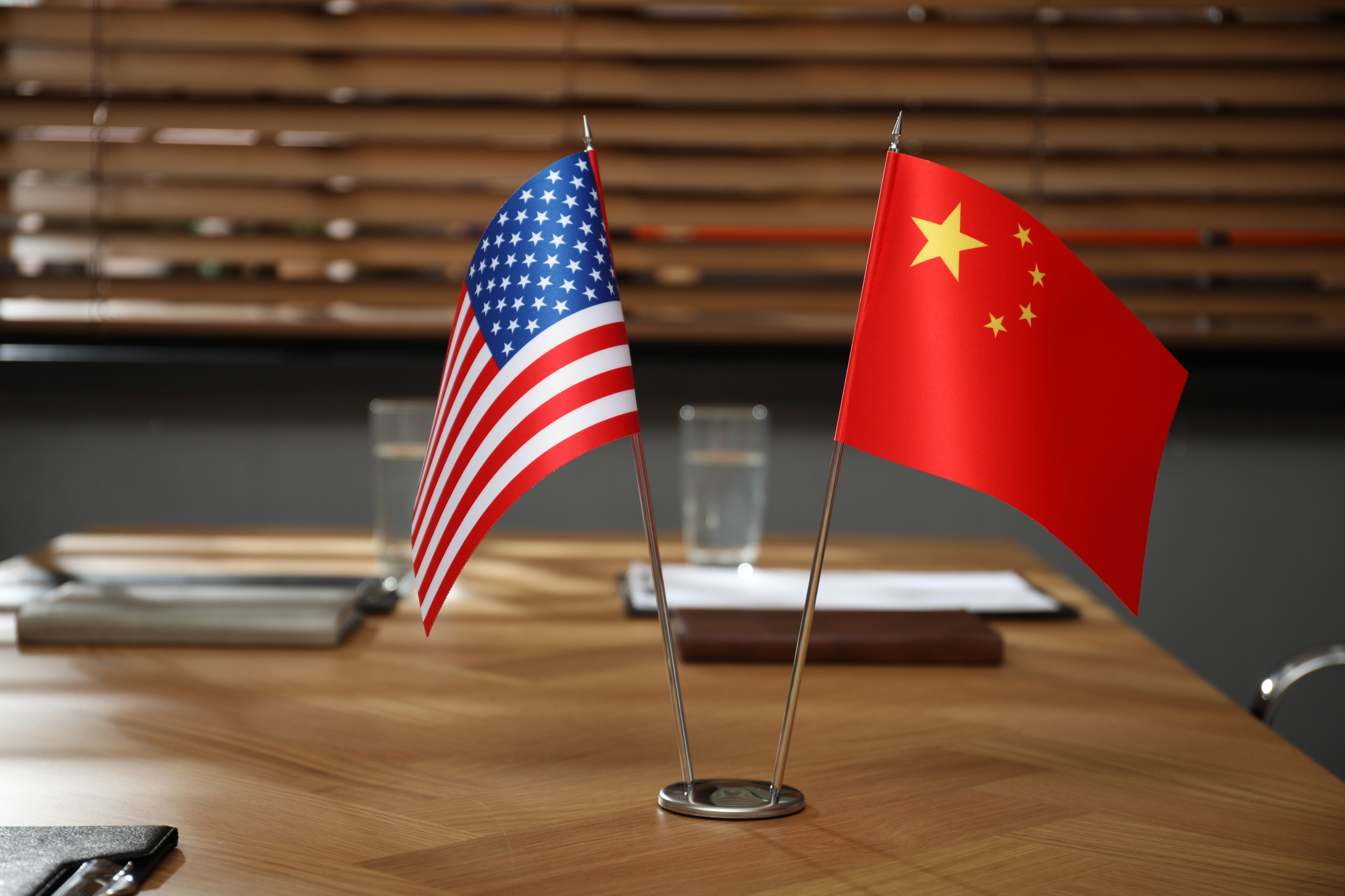 US and China flags. Photo: Shutterstock