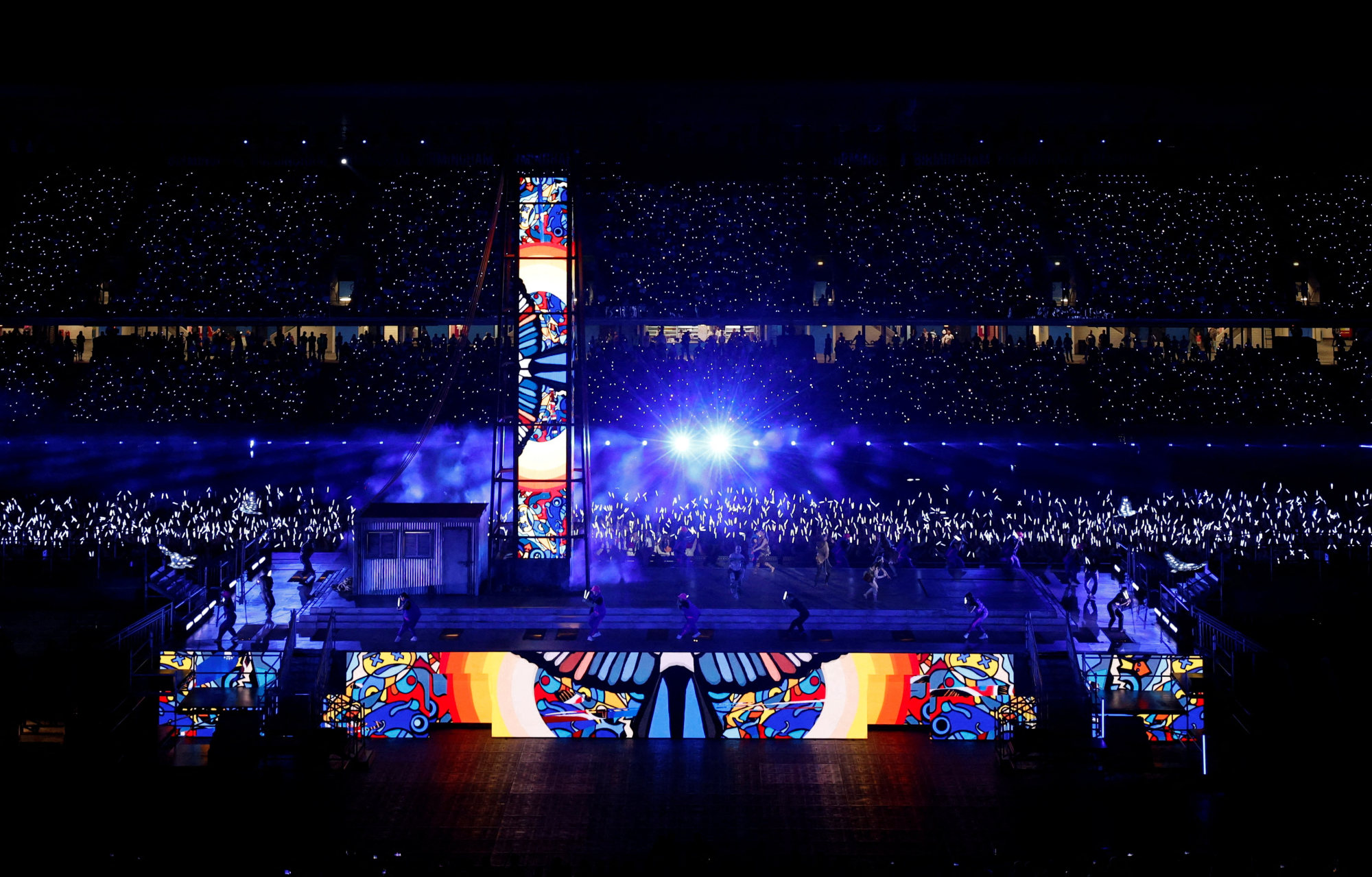 The closing ceremony of the Commonwealth Games in August 2022. Photo: Reuters