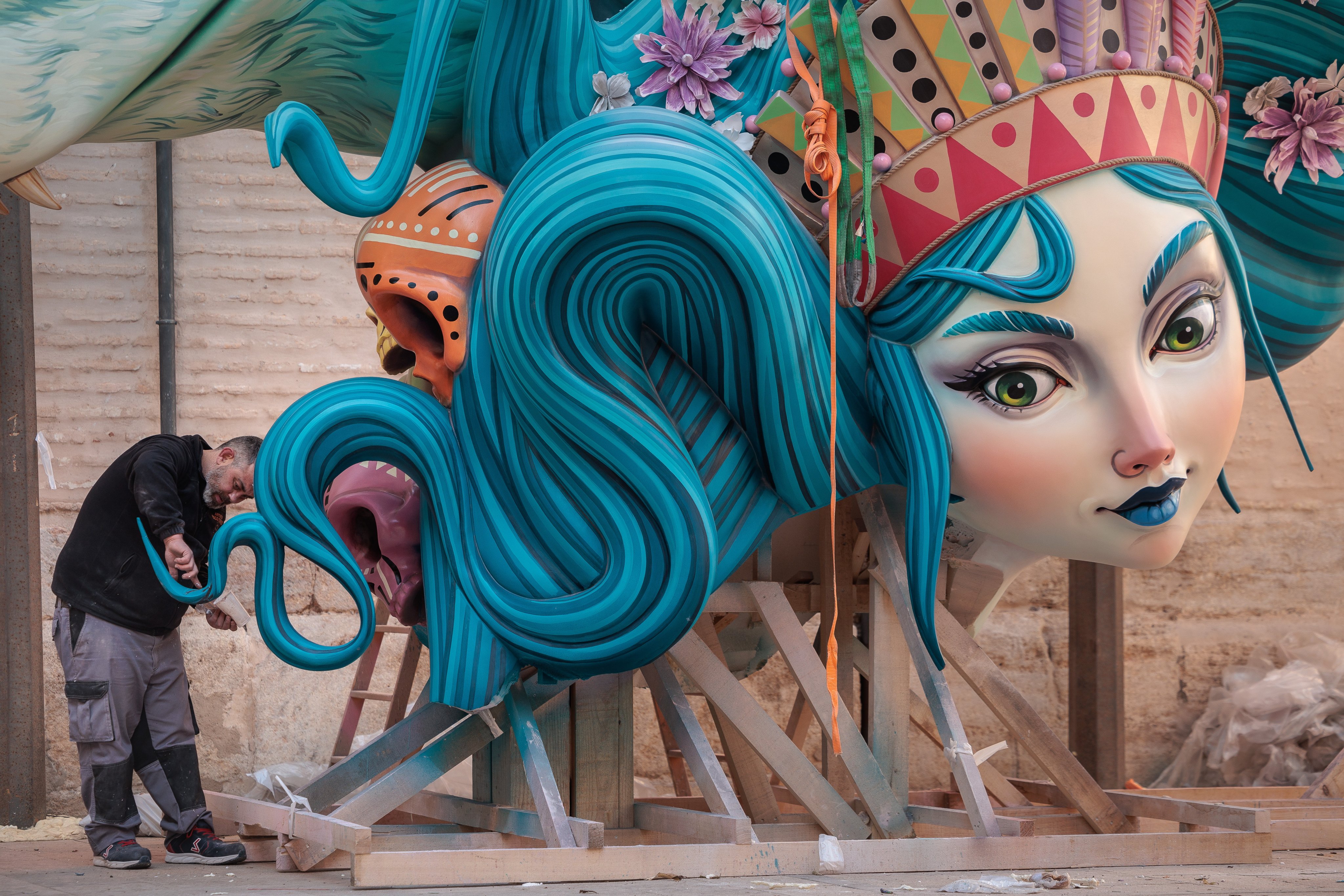 The main events of the Fallas are from March 15 to 19. Photo: EPA-EFE
