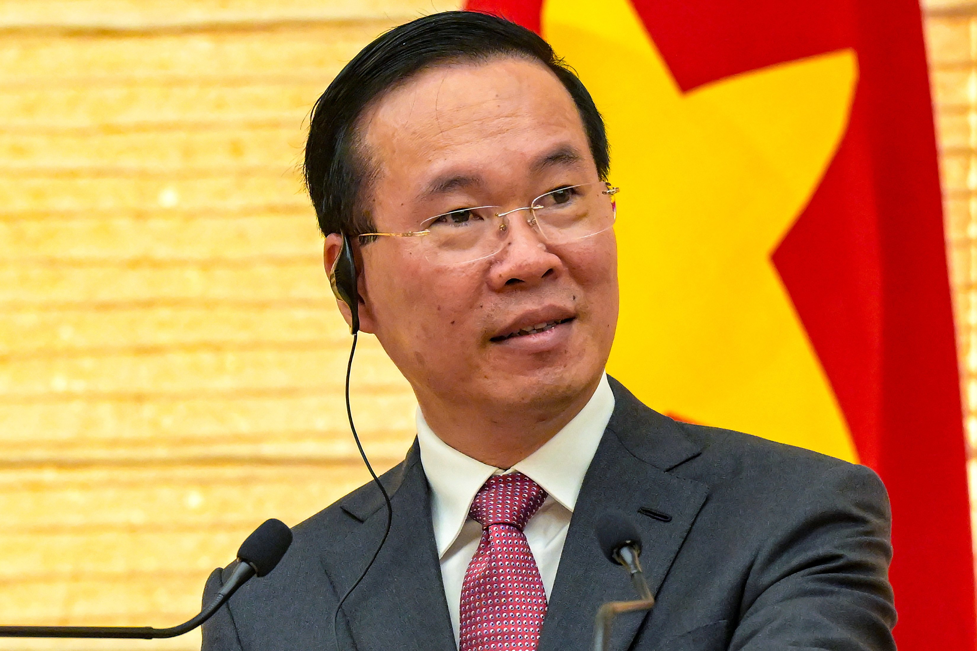 Vo Van Thuong had been seen as a protégé of Nguyen Phu Trong, the country’s top leader. Photo: AP