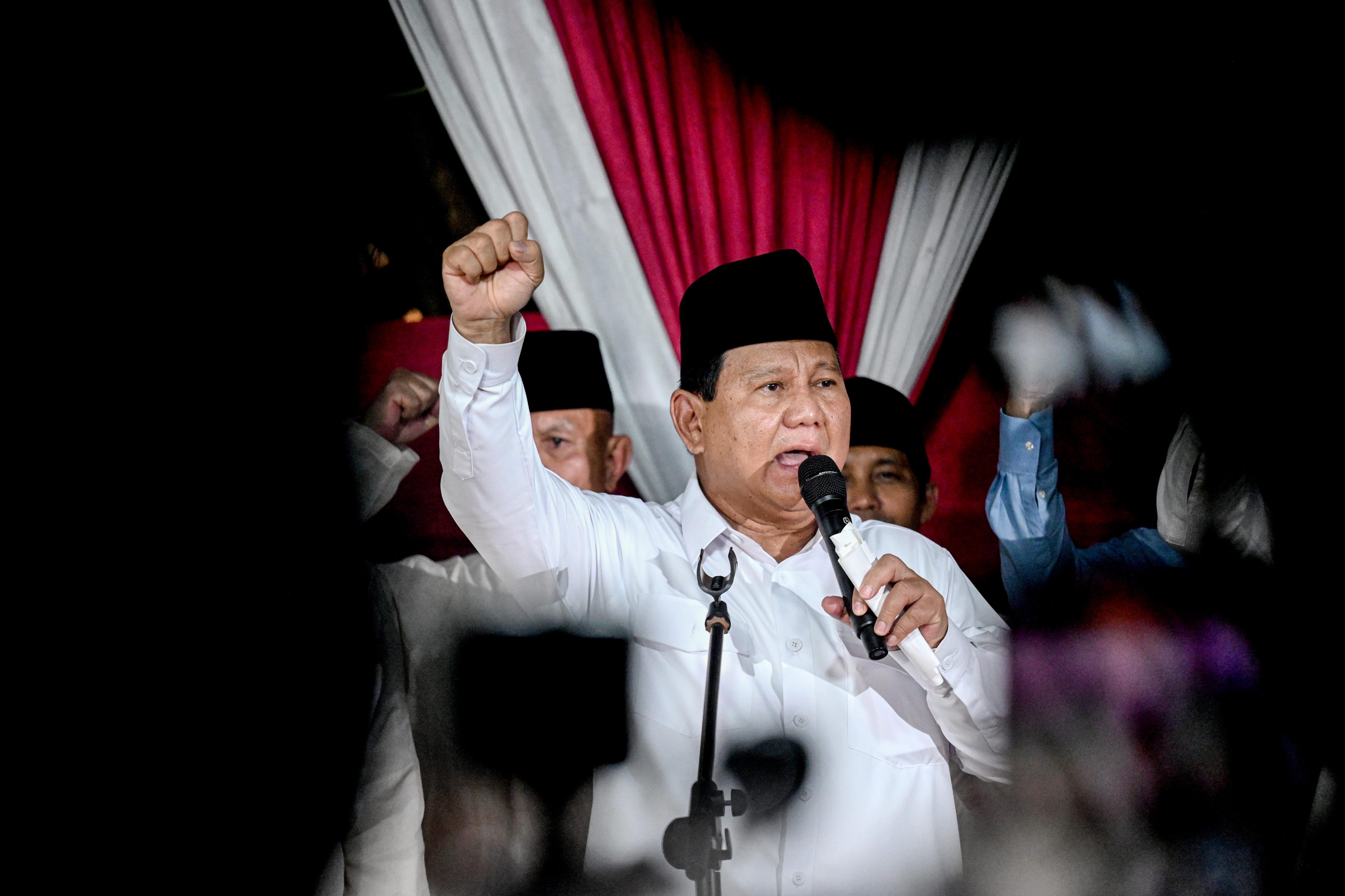 Indonesia’s Prabowo Subianto won the February 14 poll with around 58.6 per cent of the vote. Photo: Xinhua