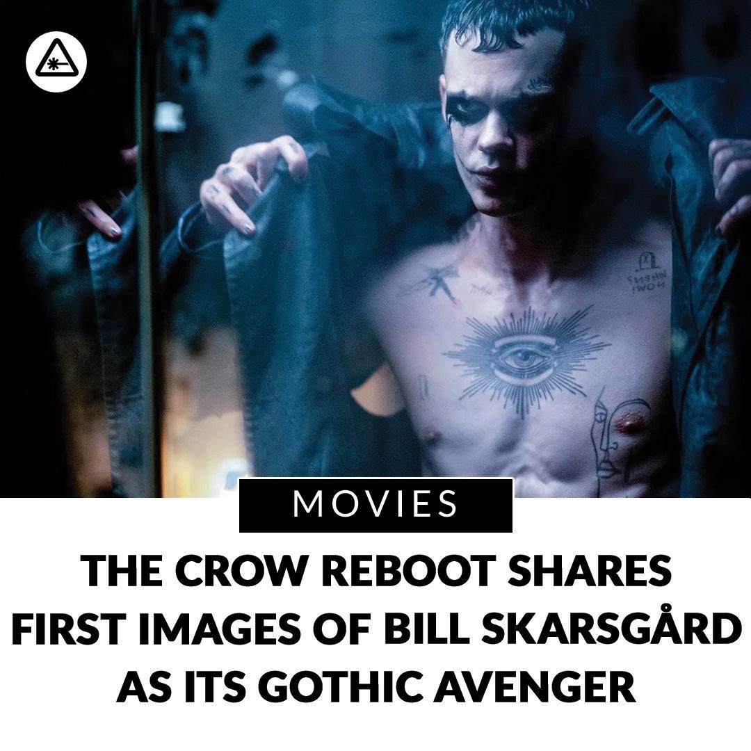 Fans are less than pleased with Bill Skarsgård’s look for The Crow. Photo: Instagram