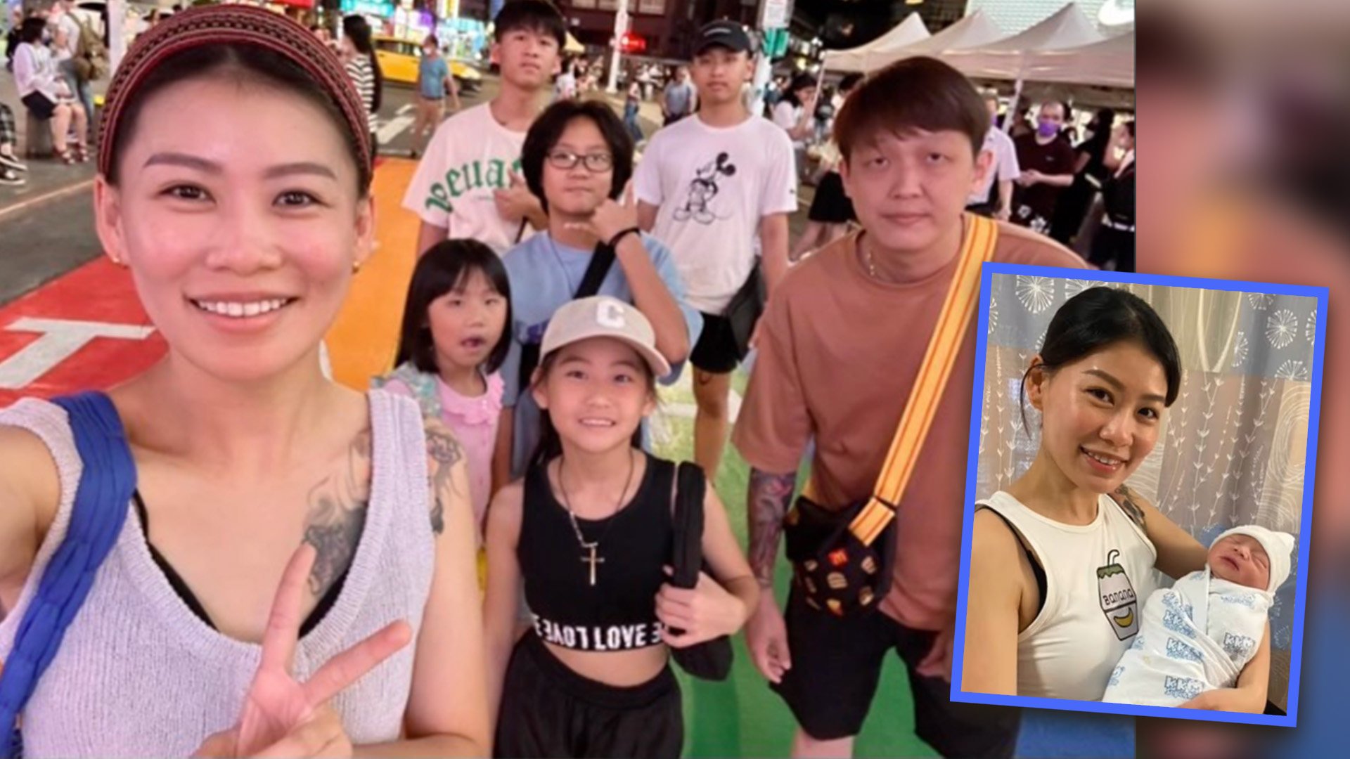 A mother-of-five influencer from Singapore, who has become a grandmother at the age of 34, says she will “support and guide” her 17-year-old son, the new father. Photo: SCMP composite/Instagram