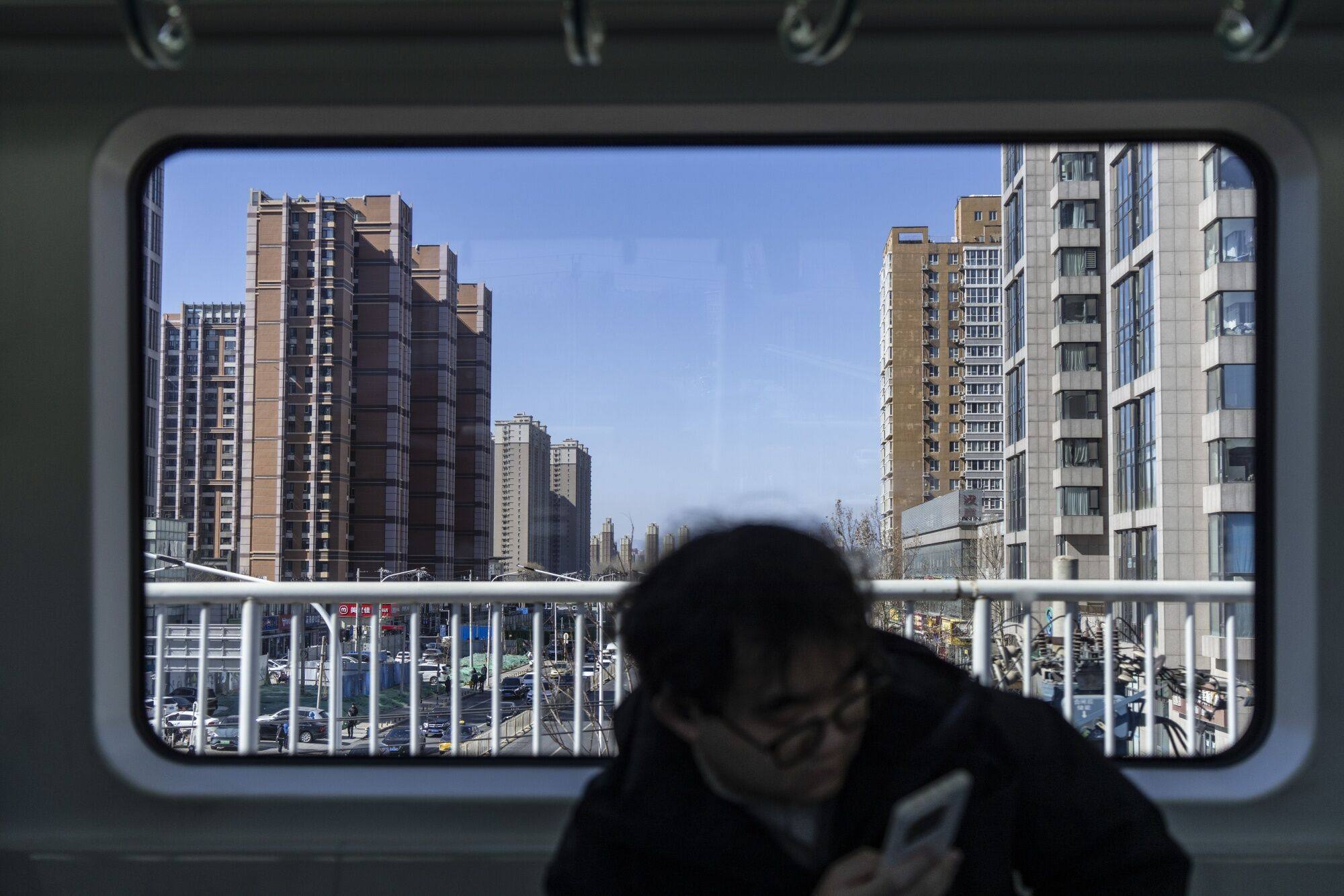 China’s top 100 developers suffered a 60 per cent year-on-year slump in contracted sales to 185.9 billion yuan in February. Photo: Bloomberg