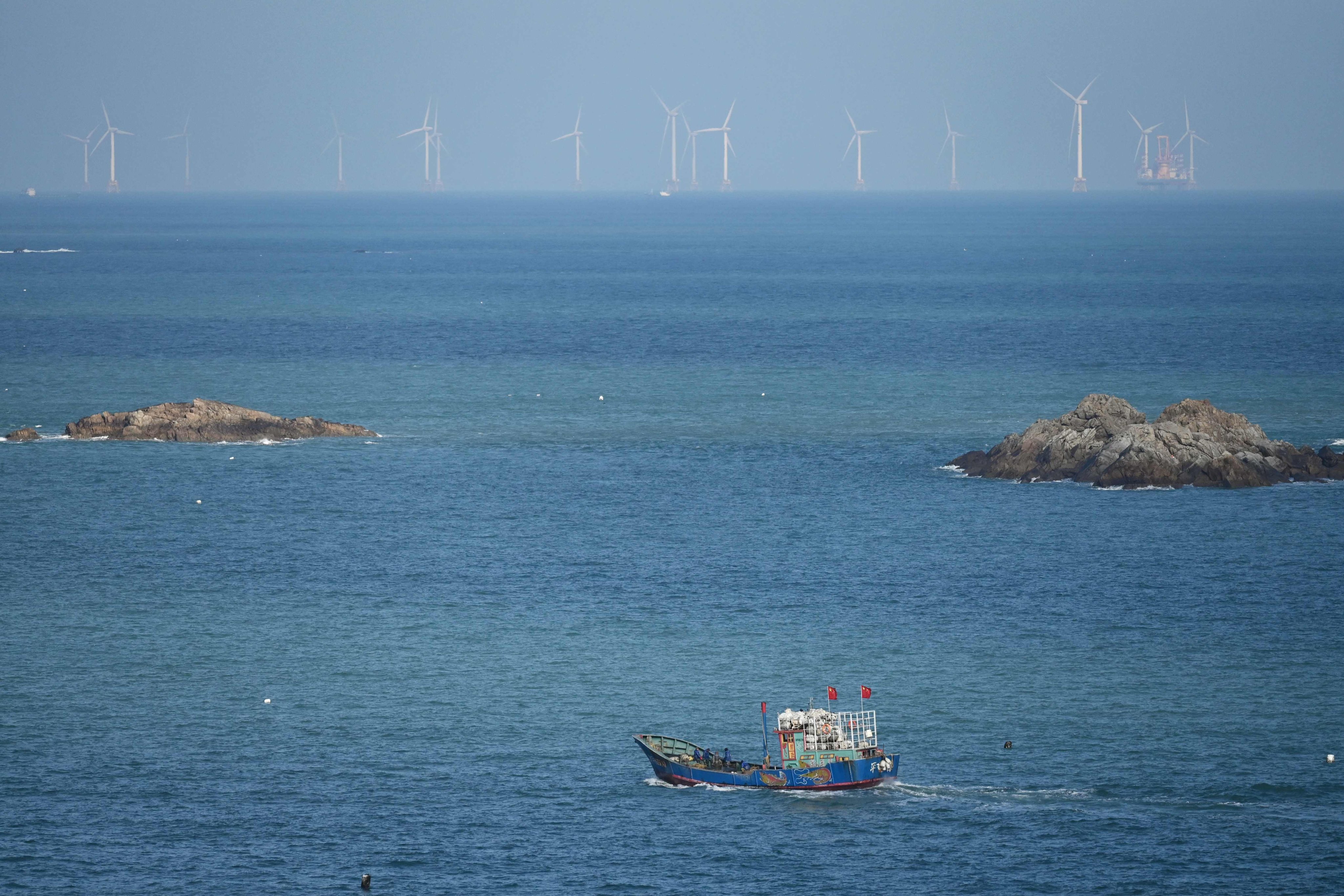 Quemoy and other Taiwanese-controlled islands are just a few kilometres from the mainland coast. Photo: AFP