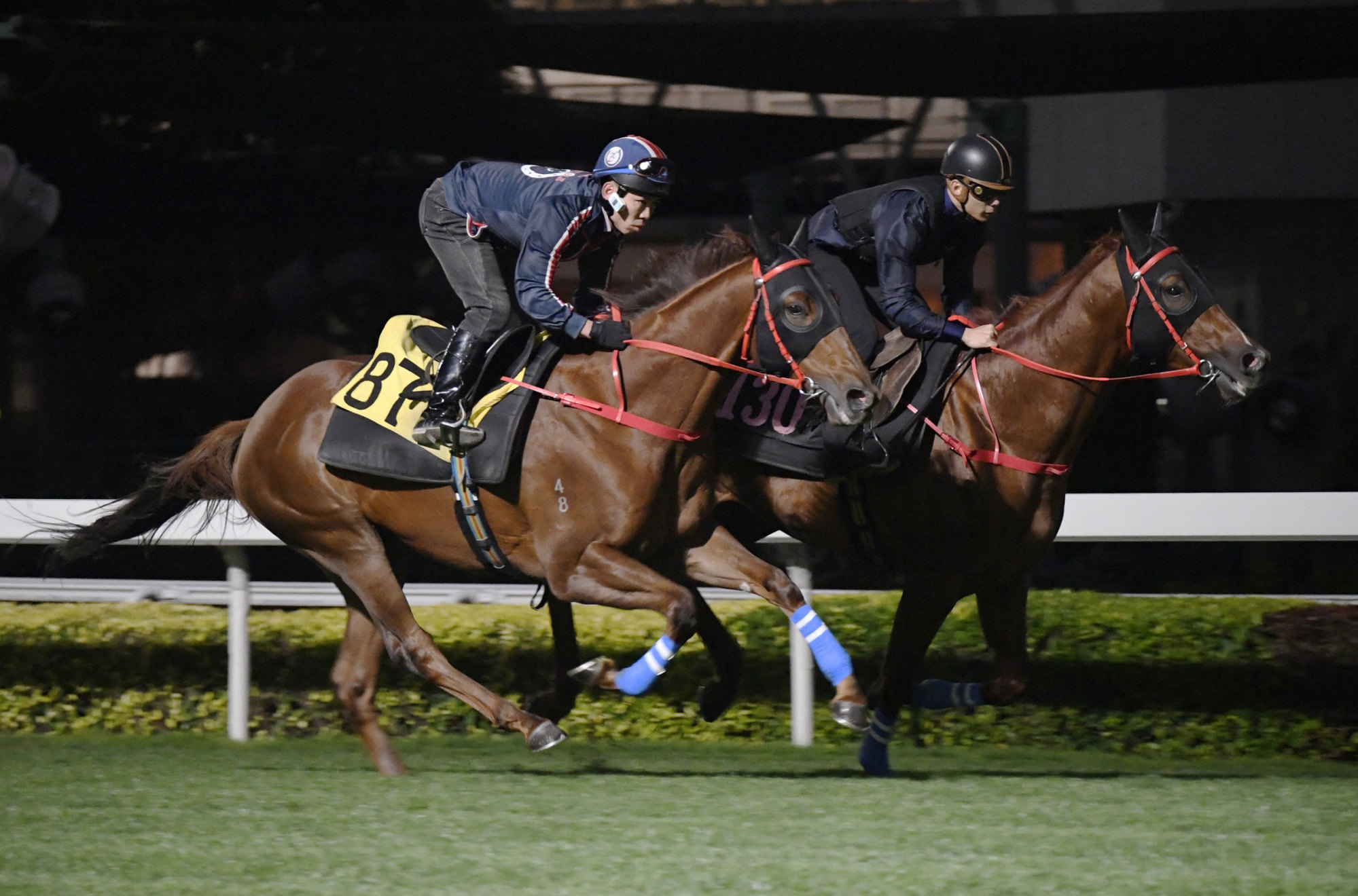 Unbelievable (inside) works with Can’t Go Wong at Sha Tin.