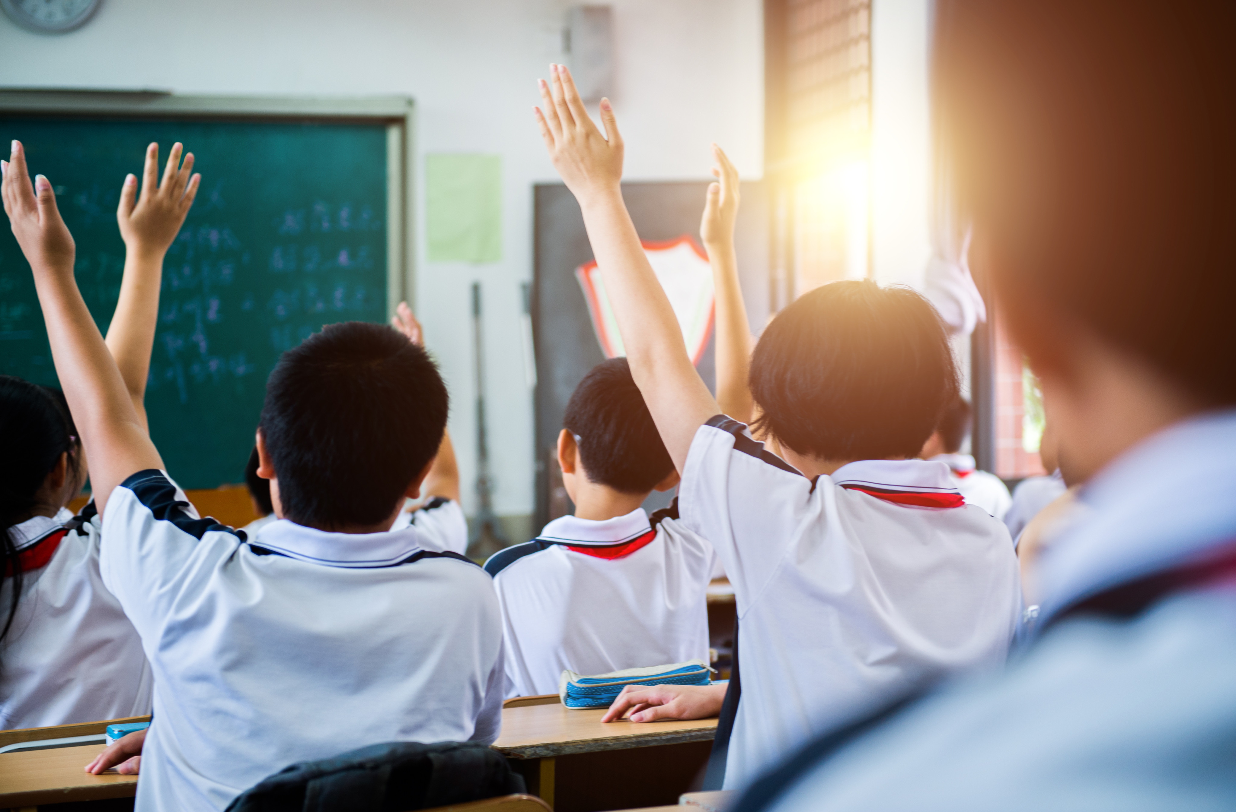 Children in a classroom. Government projections have shown that the number of children aged six will fall from 57,300 last year to 50,000 in 2029. Photo: Shutterstock