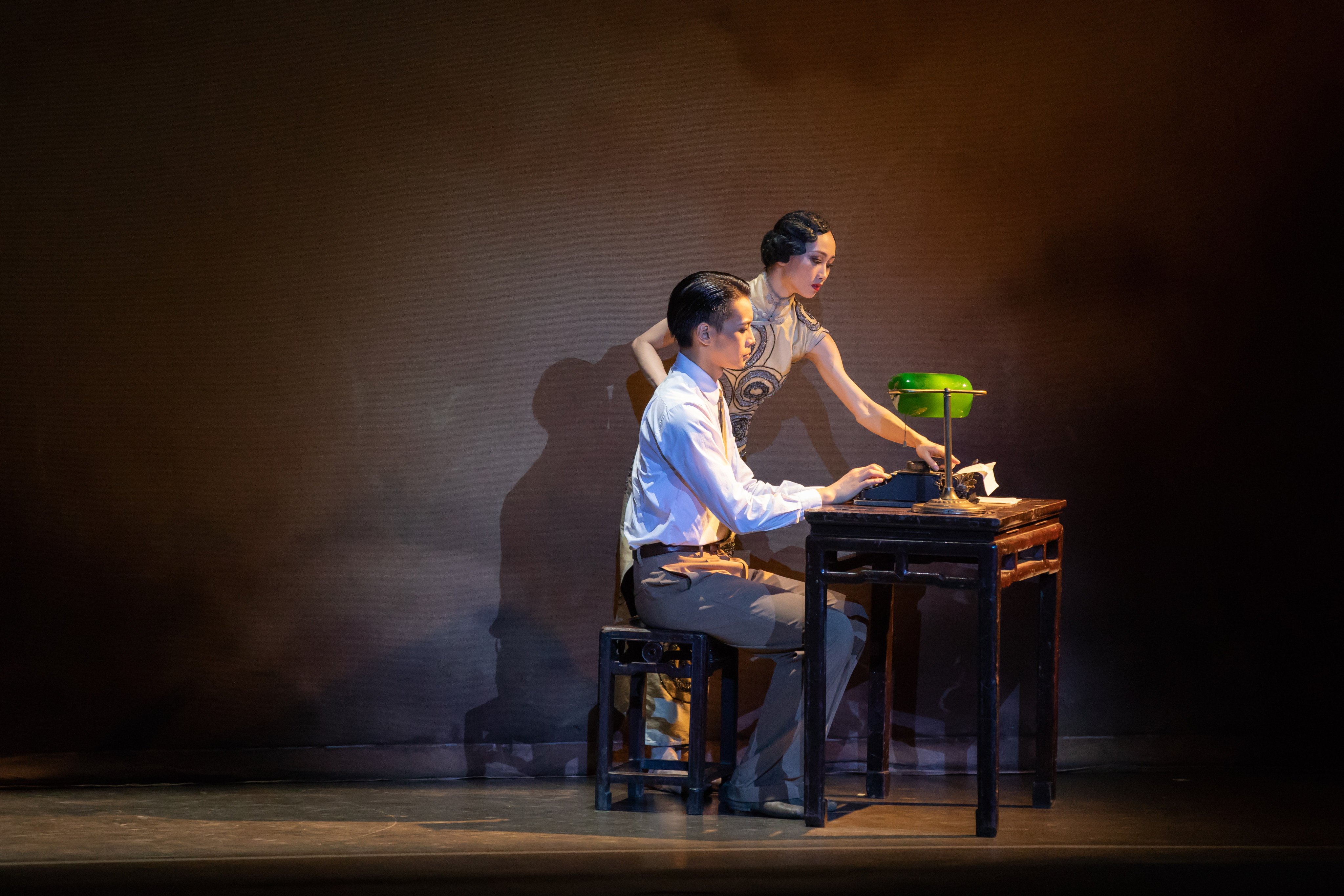 A scene from Shanghai Ballet’s A Sigh of Love. The story of extramarital love in 1930s Shanghai proved too thin to support a full length ballet, even if the the production was visually striking. Photo: courtesy of HKAF