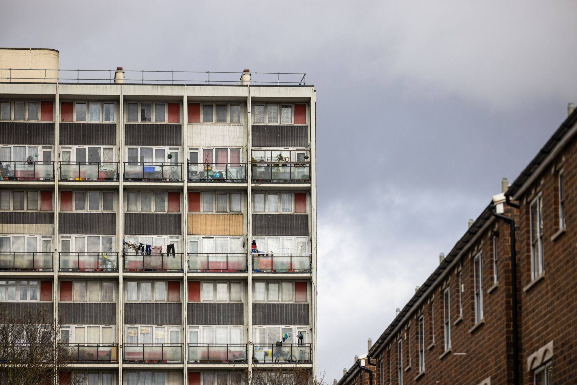 A block of flats in the Tower Hamlets borough of London. Photo: Bloomberg