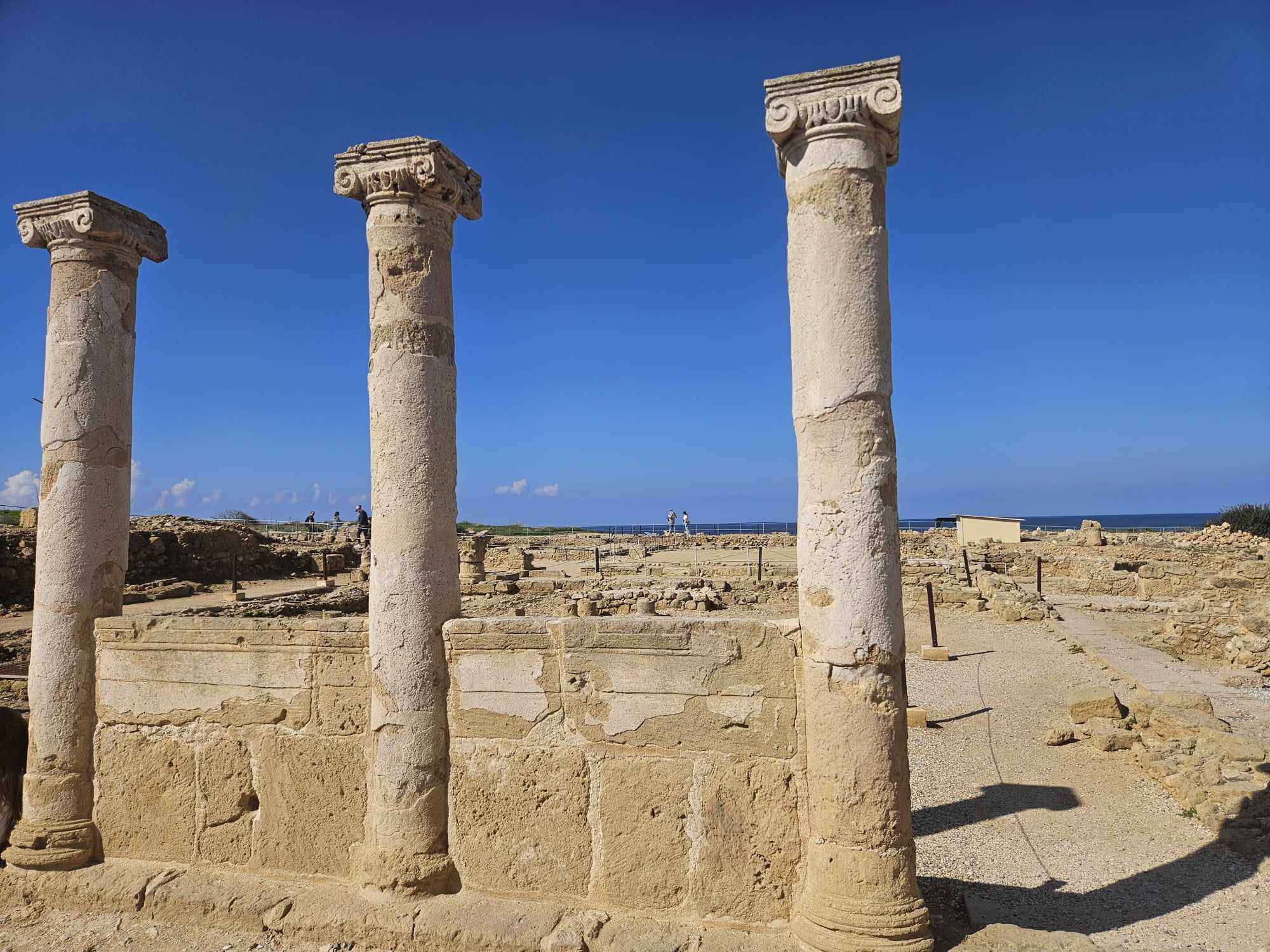 The archaeological site of Nea Paphos, near modern-day Paphos in Cyprus. Photo: Lucy Morgan