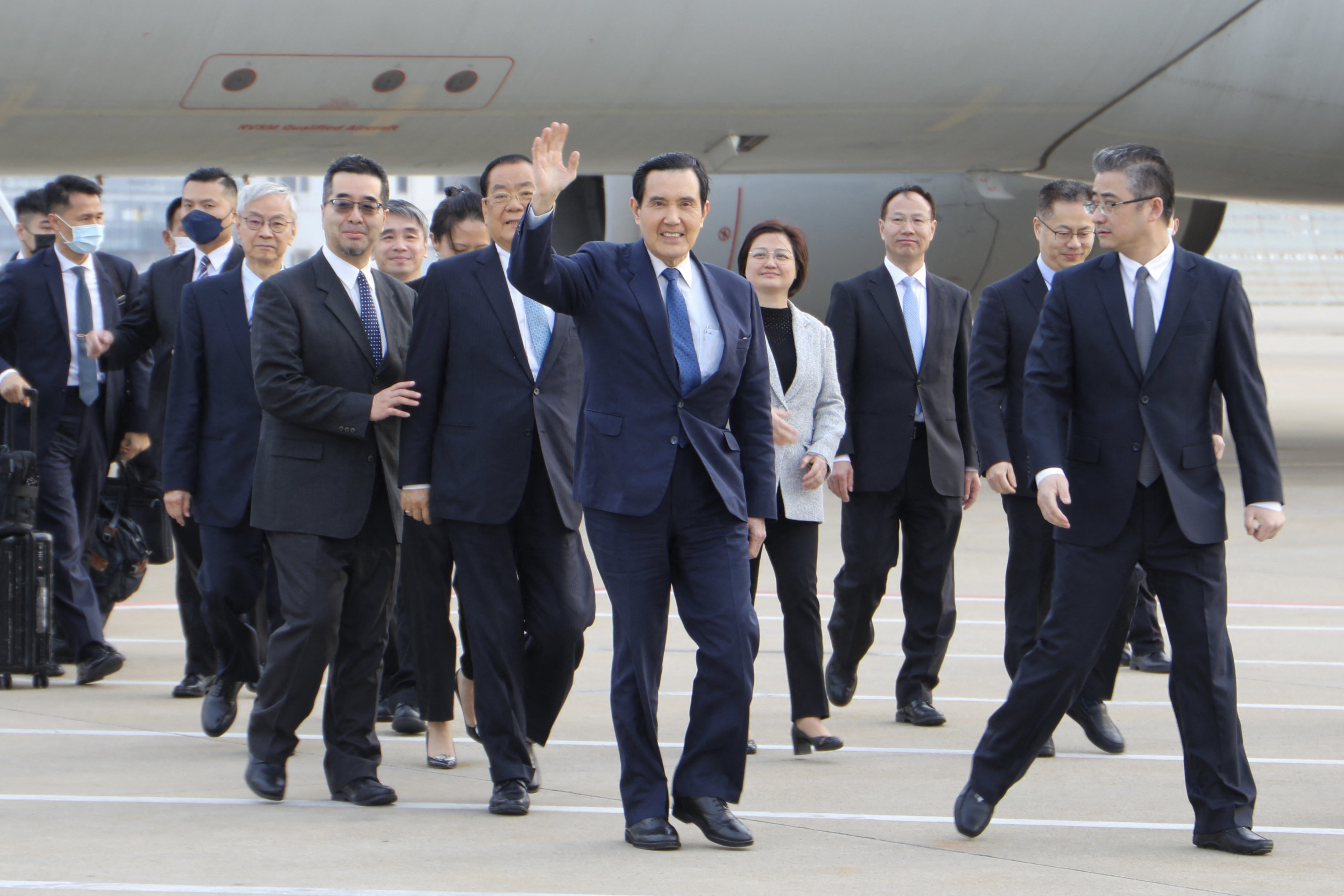 Former Taiwanese president Ma Ying-jeou pictured in Shanghai during his visit to the mainland last year. Photo: AFP