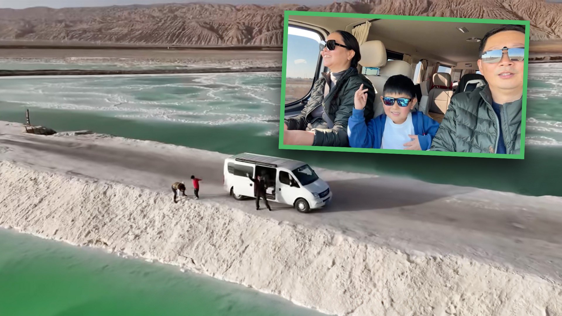 A couple in China have sold up, bought a camper van, and taken their six-year-old son on a self-styled educational nationwide tour. Photo: SCMP composite/Bilibili