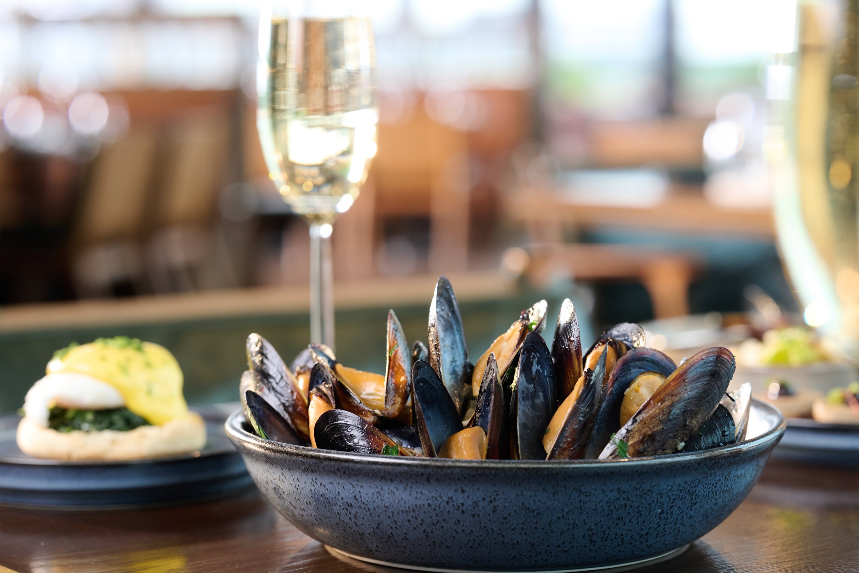 Moules mariniere at the Sunset Grill. Photo: The Sunset Grill
