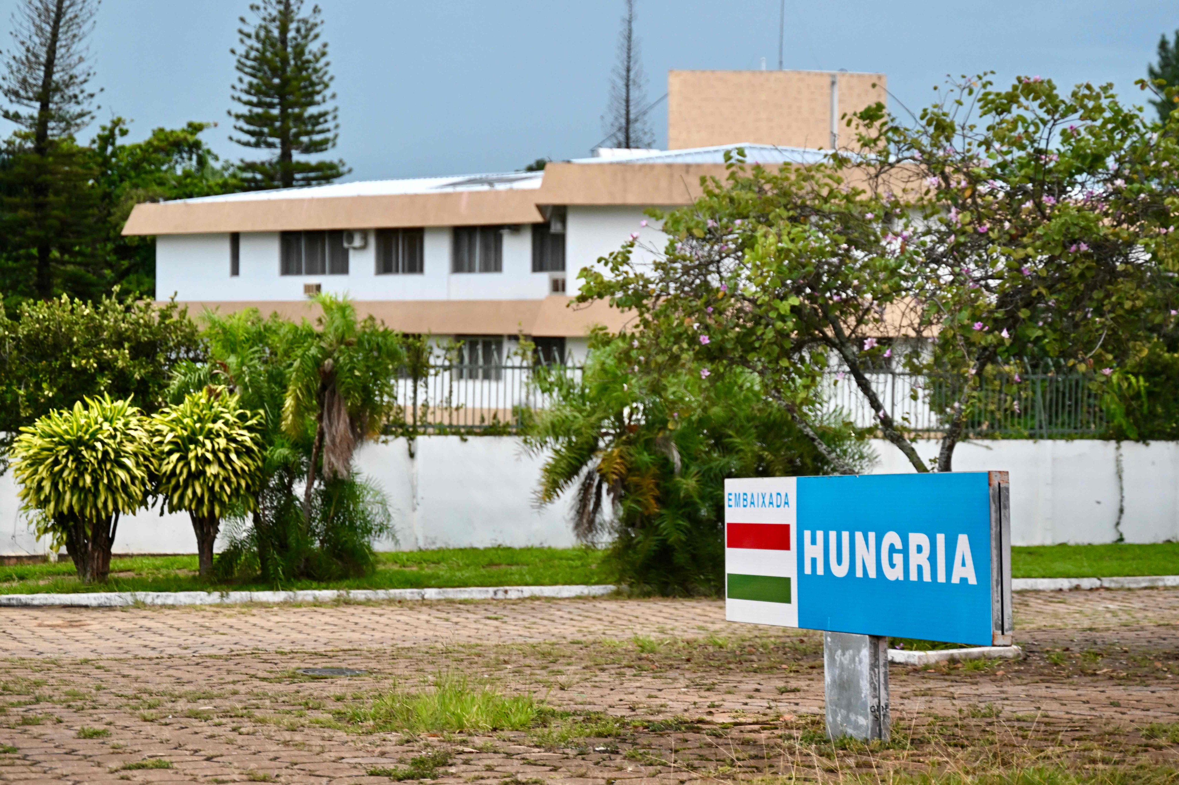 The Hungarian embassy in Brasilia, Brazil. Jair Bolsonaro was “hosted” for two days at the embassy, his lawyers said on Monday, denying he had taken refuge there to evade justice. Photo: AFP