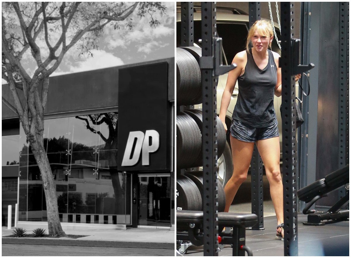 Dogpound, the LA gym that Taylor Swift works out in. Photos: Dogpound; @swiftupload/Twitter