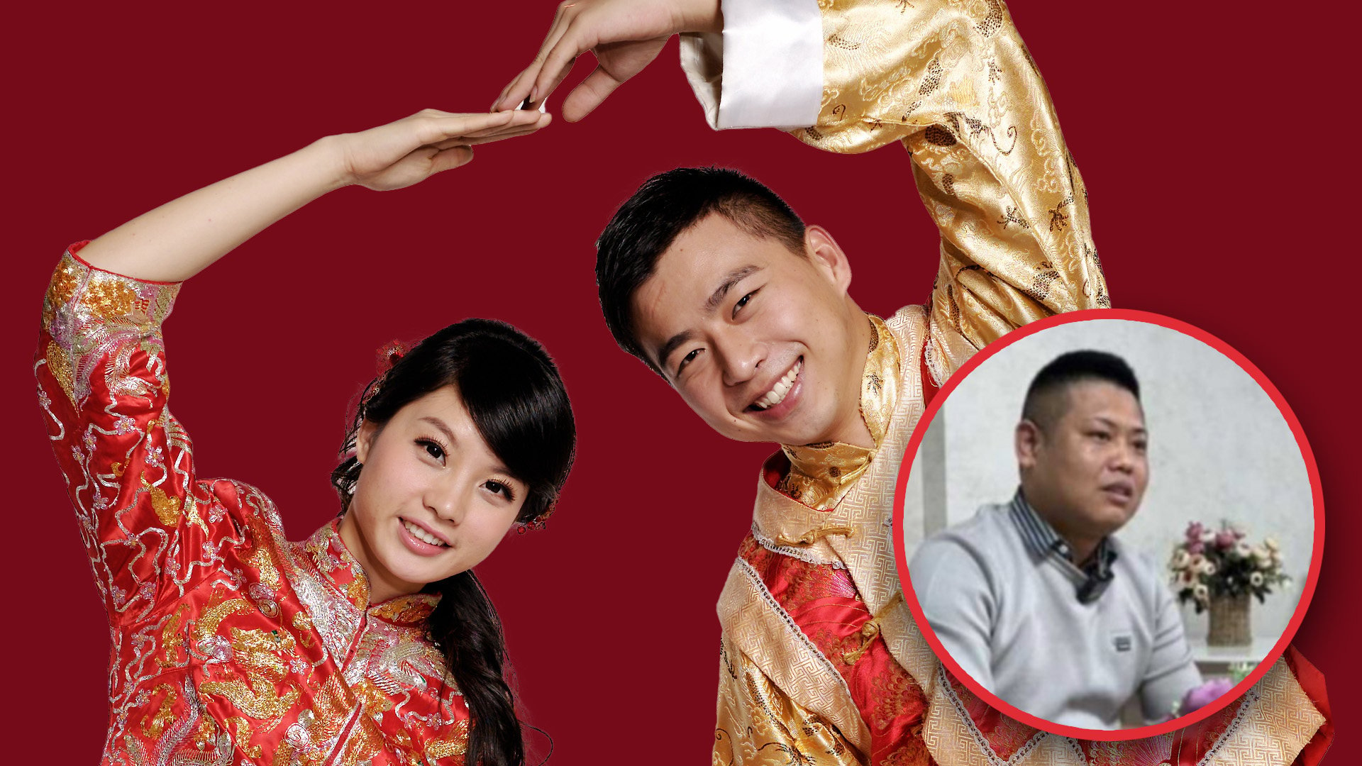A man in China who failed to find a life partner after 20 blind dates has become a matchmaker and found love for more than 300 couples over seven years. Photo: SCMP composite/Shutterstock/Douyin