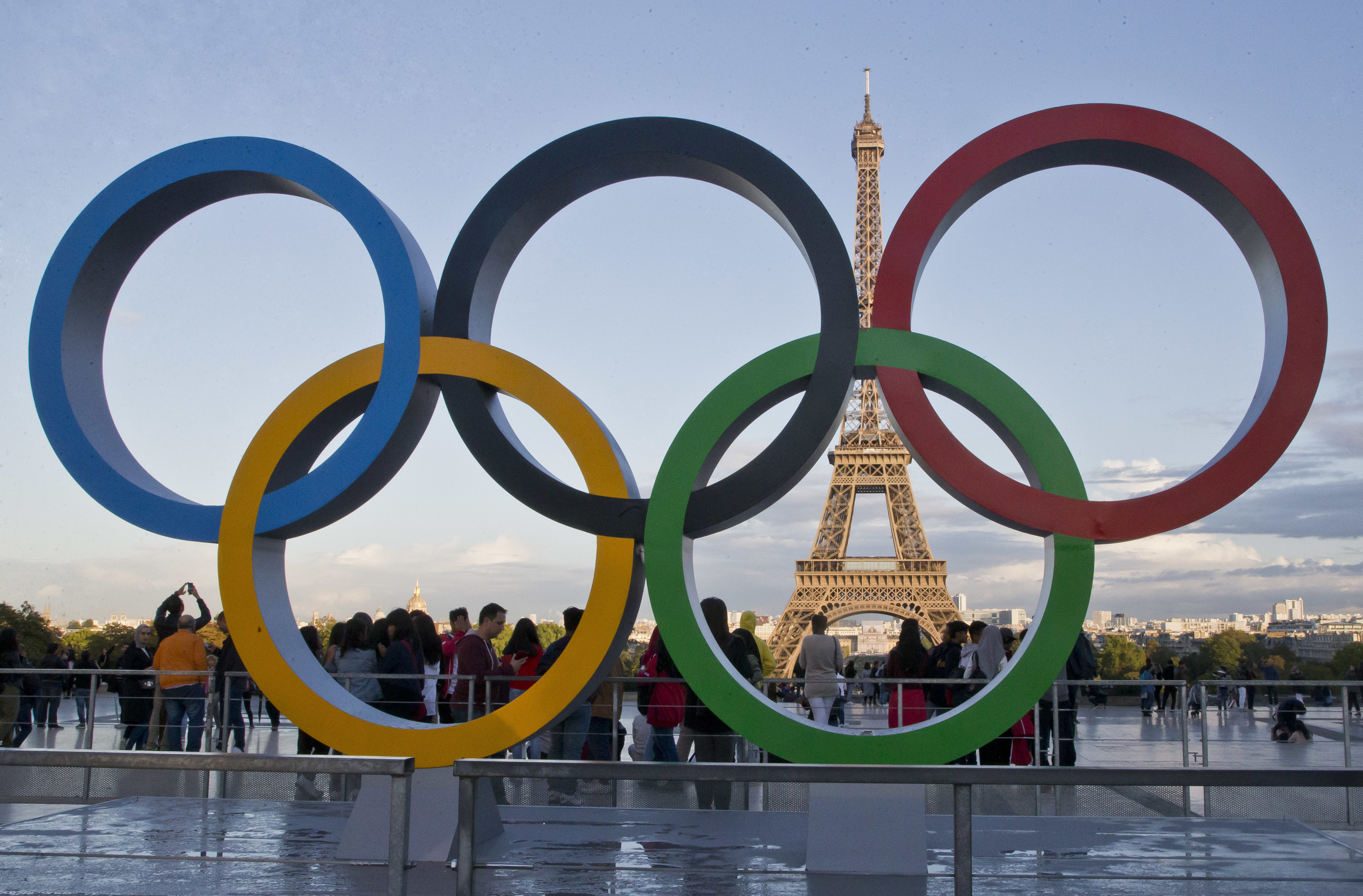 An IOC panel will evaluate the eligibility of each athlete with a Russian or Belarusian passport who has qualified or could qualify for the Paris Olympics. Photo: AP