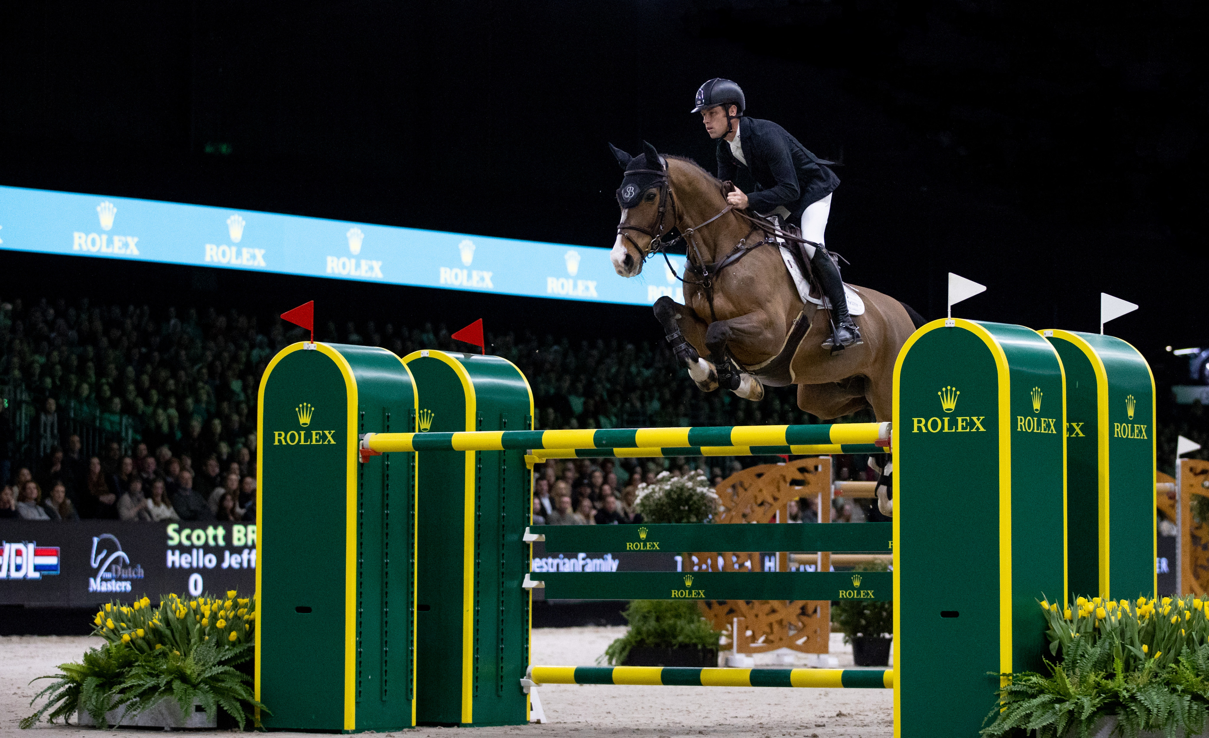 Scott Brash competing during the 2023 Rolex Grand Prix at the Dutch Masters at ‘s-Hertogenbosch