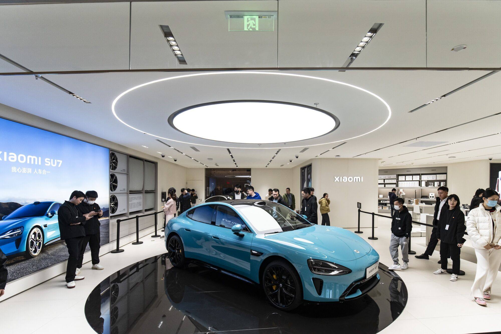China’s electric vehicle industry is poised to be world-leading, but trade curbs from the US and EU could stifle expansion. Photo: Bloomberg