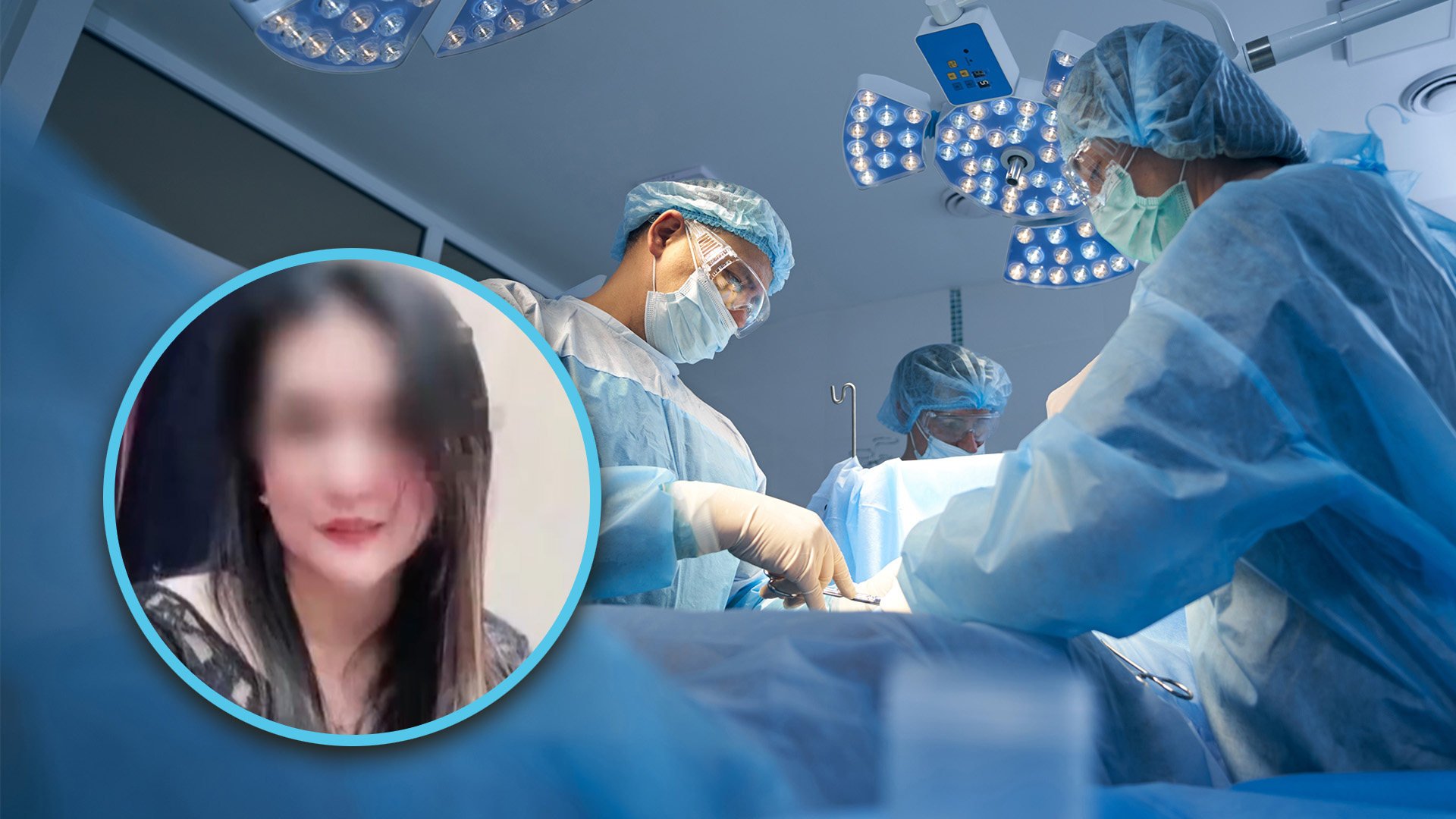 A grieving husband in China is suing a beauty clinic after his wife died on the operating table while undergoing a 
liposuction surgery. Photo: SCMP composite/Shutterstock/Weibo