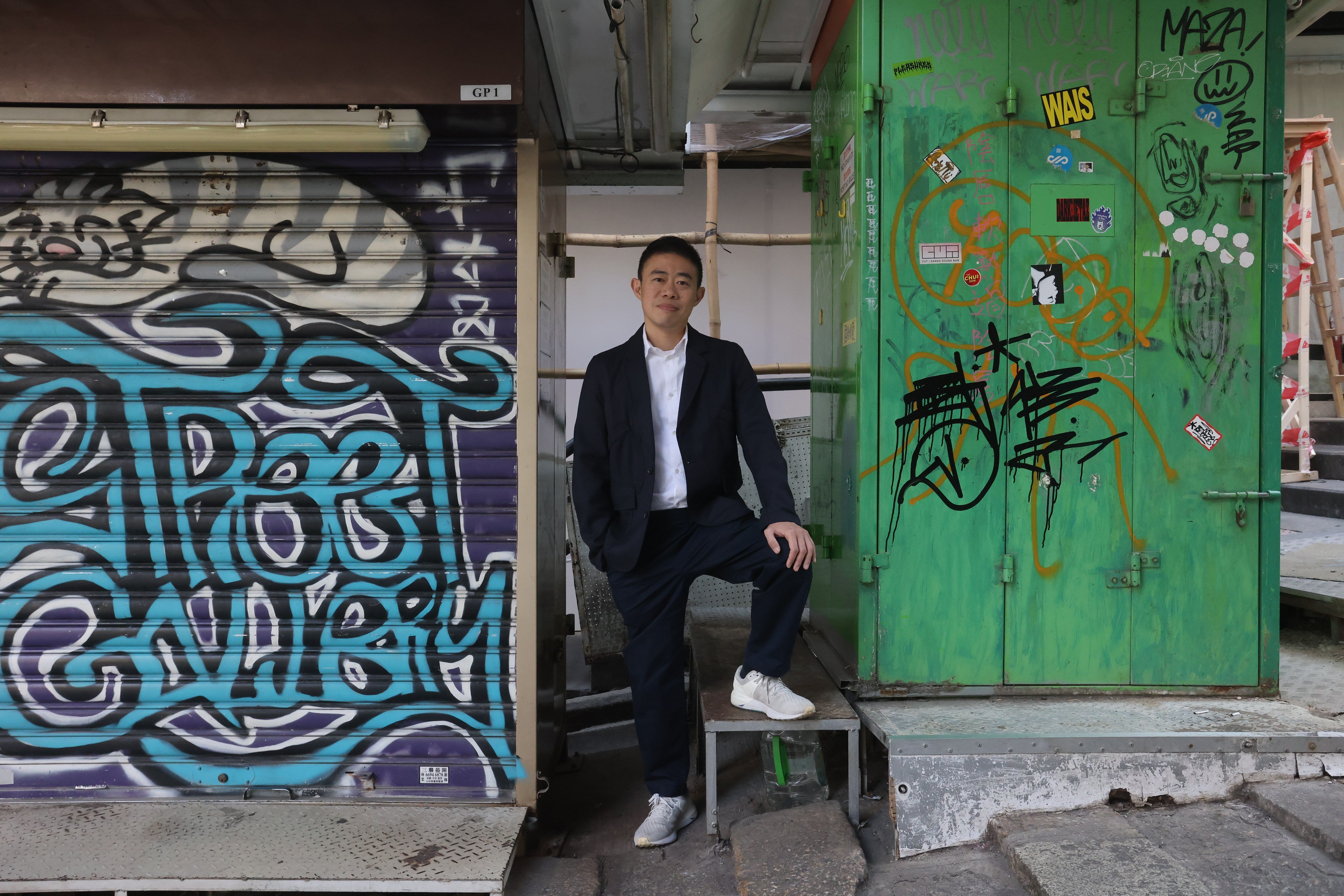 Alan Lau in Central, Hong Kong. The keen art collector, who estimates that a third of his collection consists of Chinese art, is on boards at M+ and Para Site, and co-chairs Asia committees at the Guggenheim and the Tate. Photo: Jonathan Wong