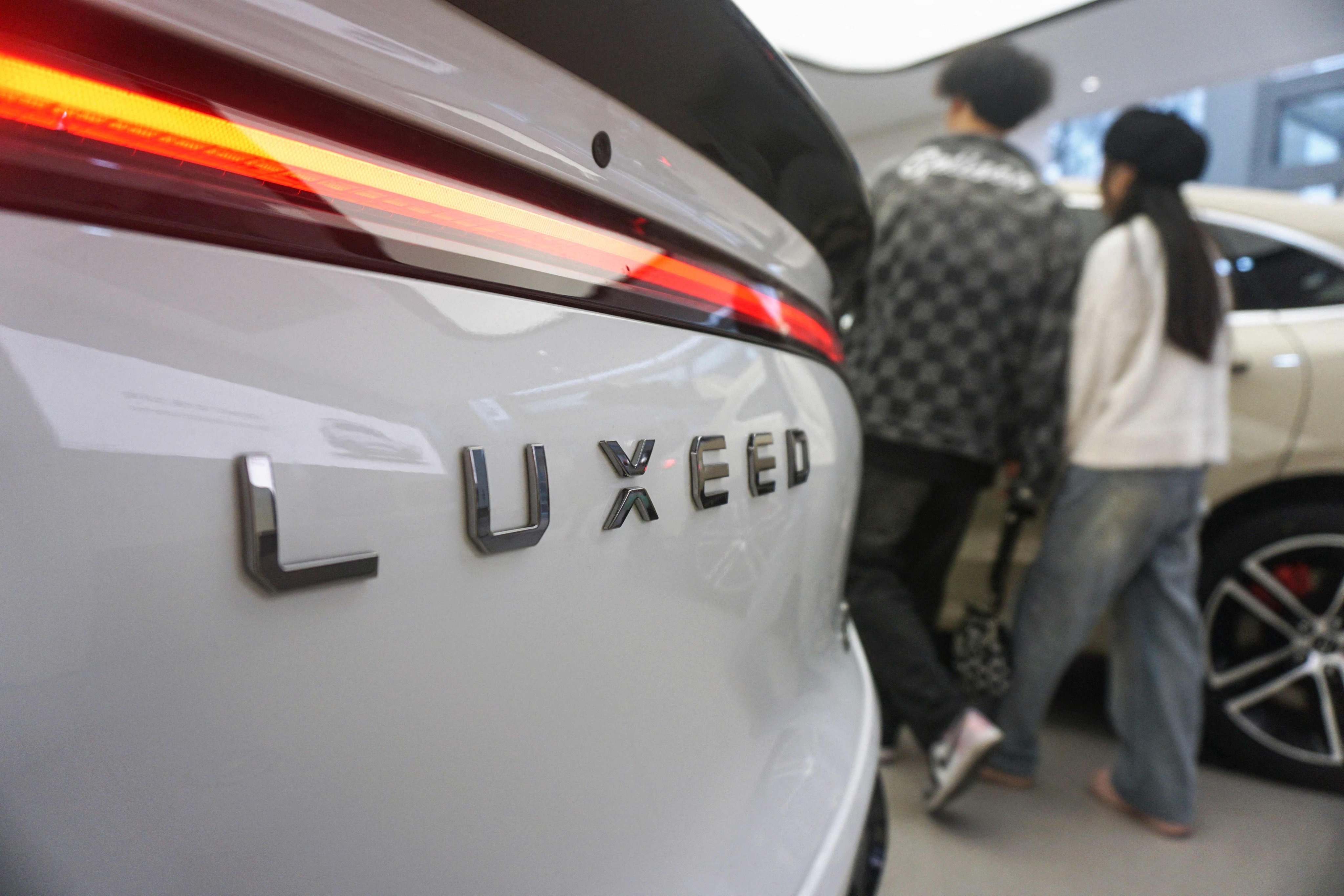 The S7 sedan – the first model for Chery Automobile’s Luxeed electric vehicle brand – is priced from US$34,600. Photo: AFP