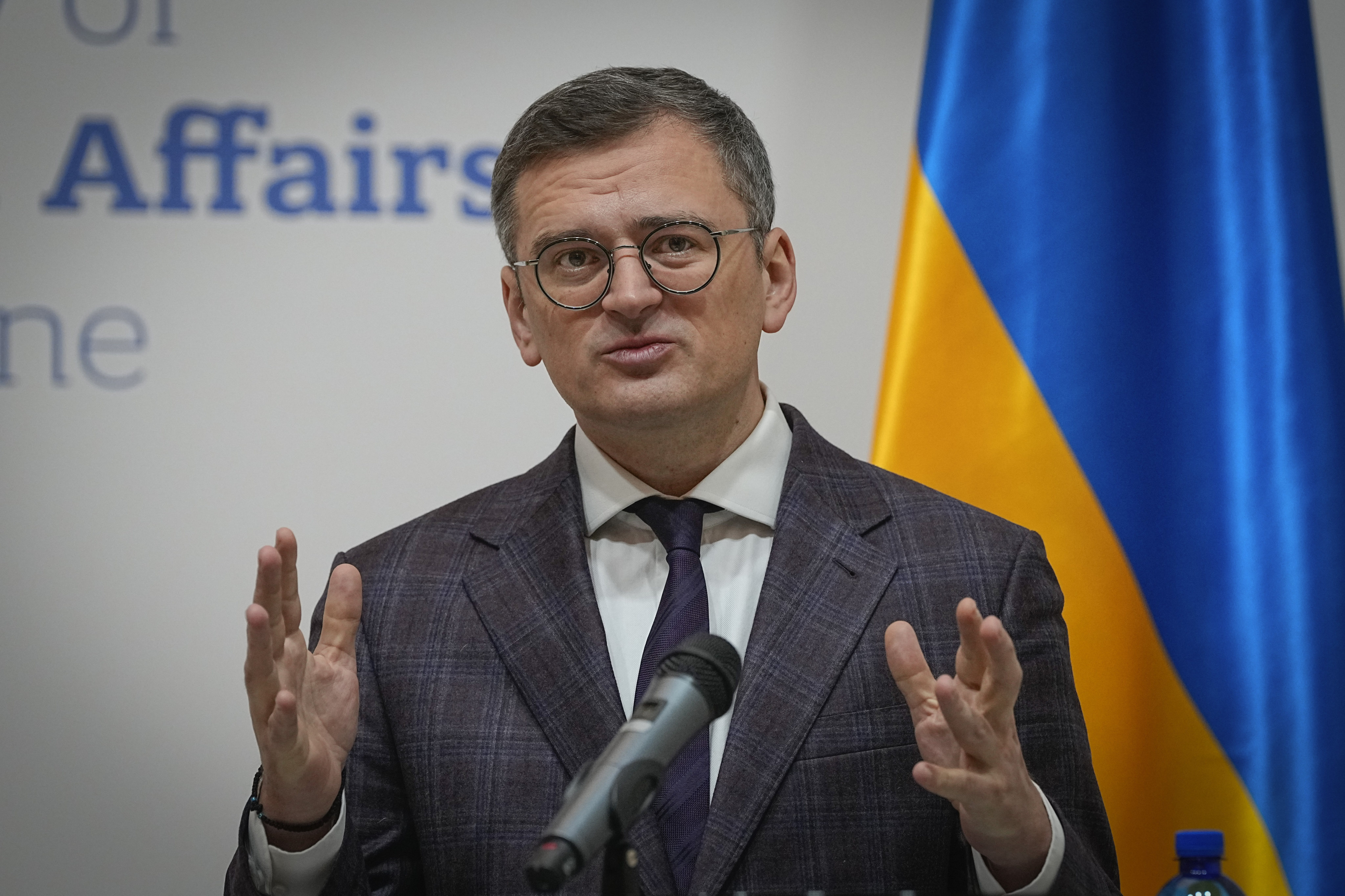 Ukrainian Foreign Minister Dmytro Kuleba. Photo: AP