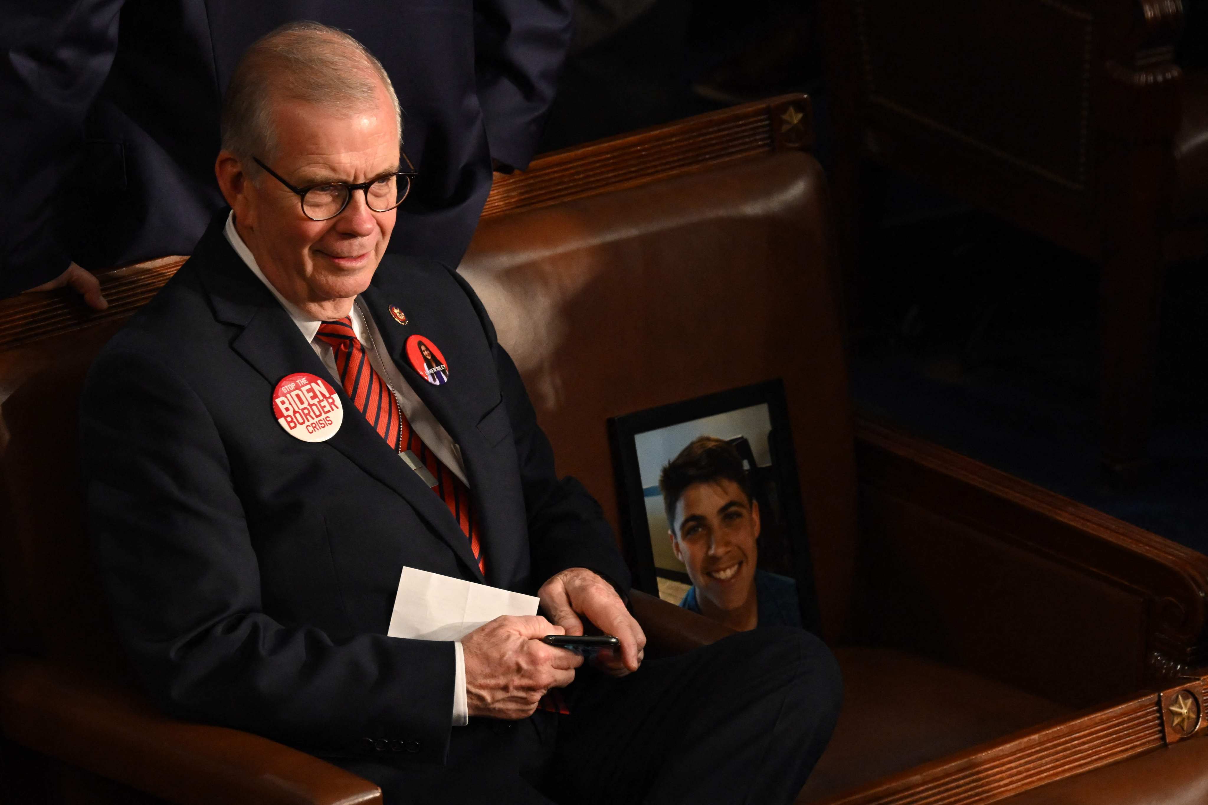 Republican congressman Tim Walberg at the US Capitol in Washington on March 7. Photo: AFP