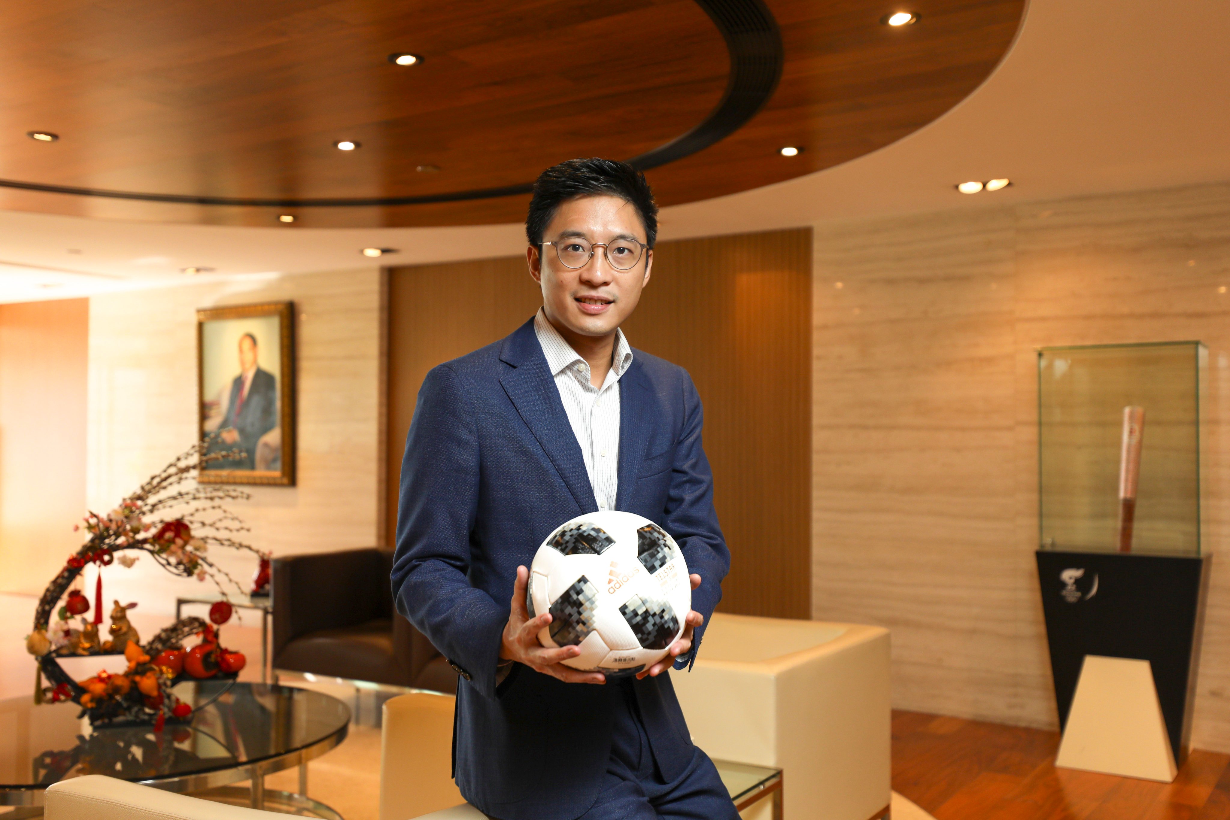 Chairman Eric Fok insists the Hong Kong FA is committed to improving the standard and commercial appeal of the local Premier League. Photo: Xiaomei Chen