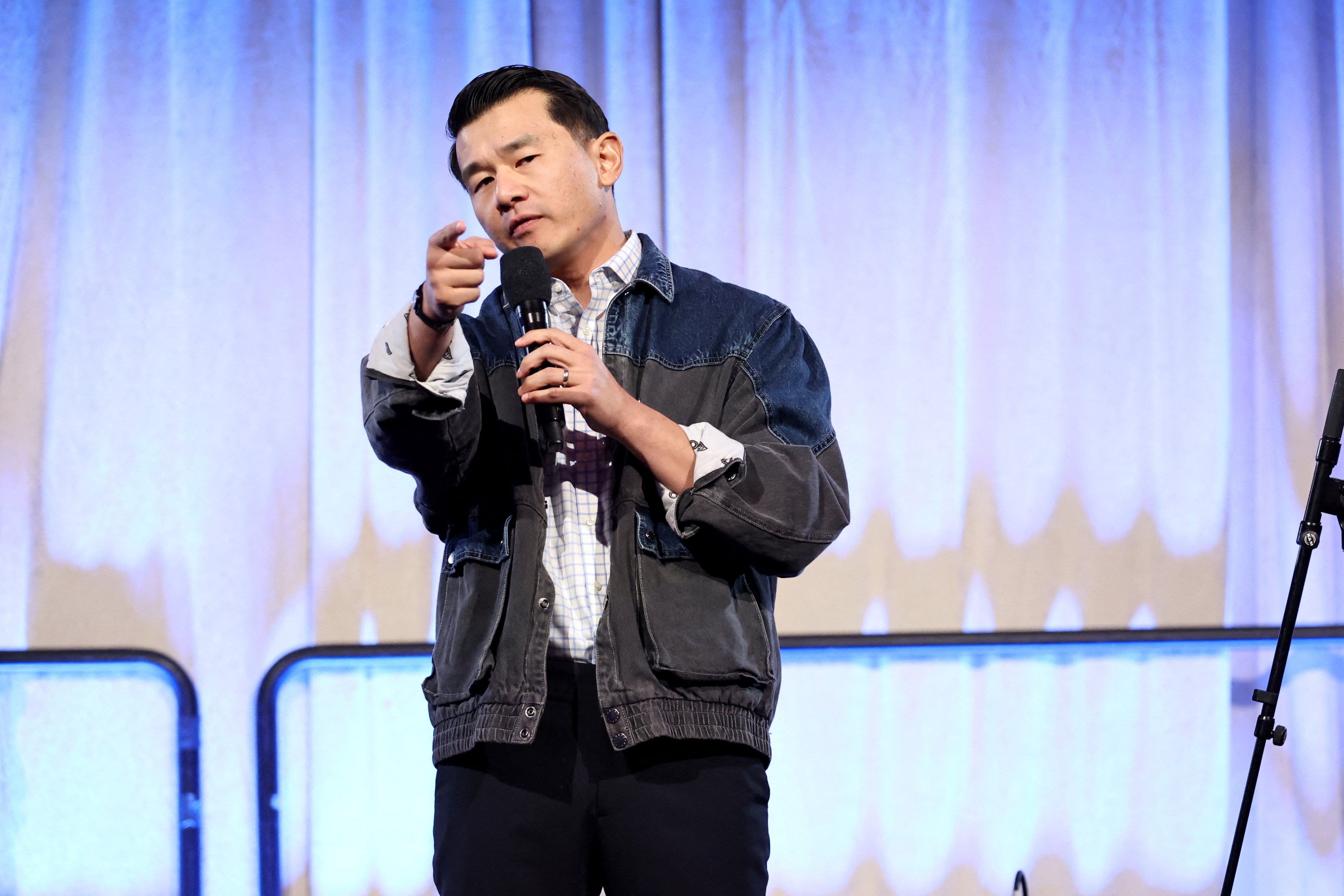 Ronny Chieng performs in New York City on November 11, 2023. Photo: Getty Images via AFP 