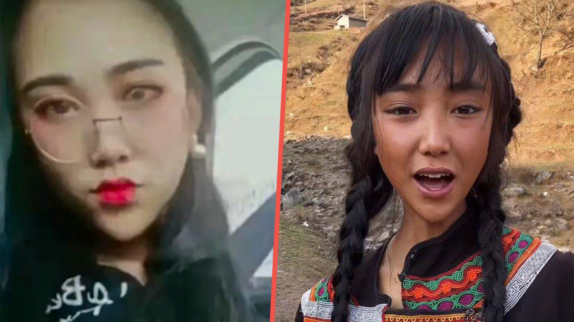 Police in China have broken up a fake influencers racket which saw pretend ethnic minority online personalities use bogus sob stories to scam viewers into buying fake organic products. Photo: SCMP composite/Douyin