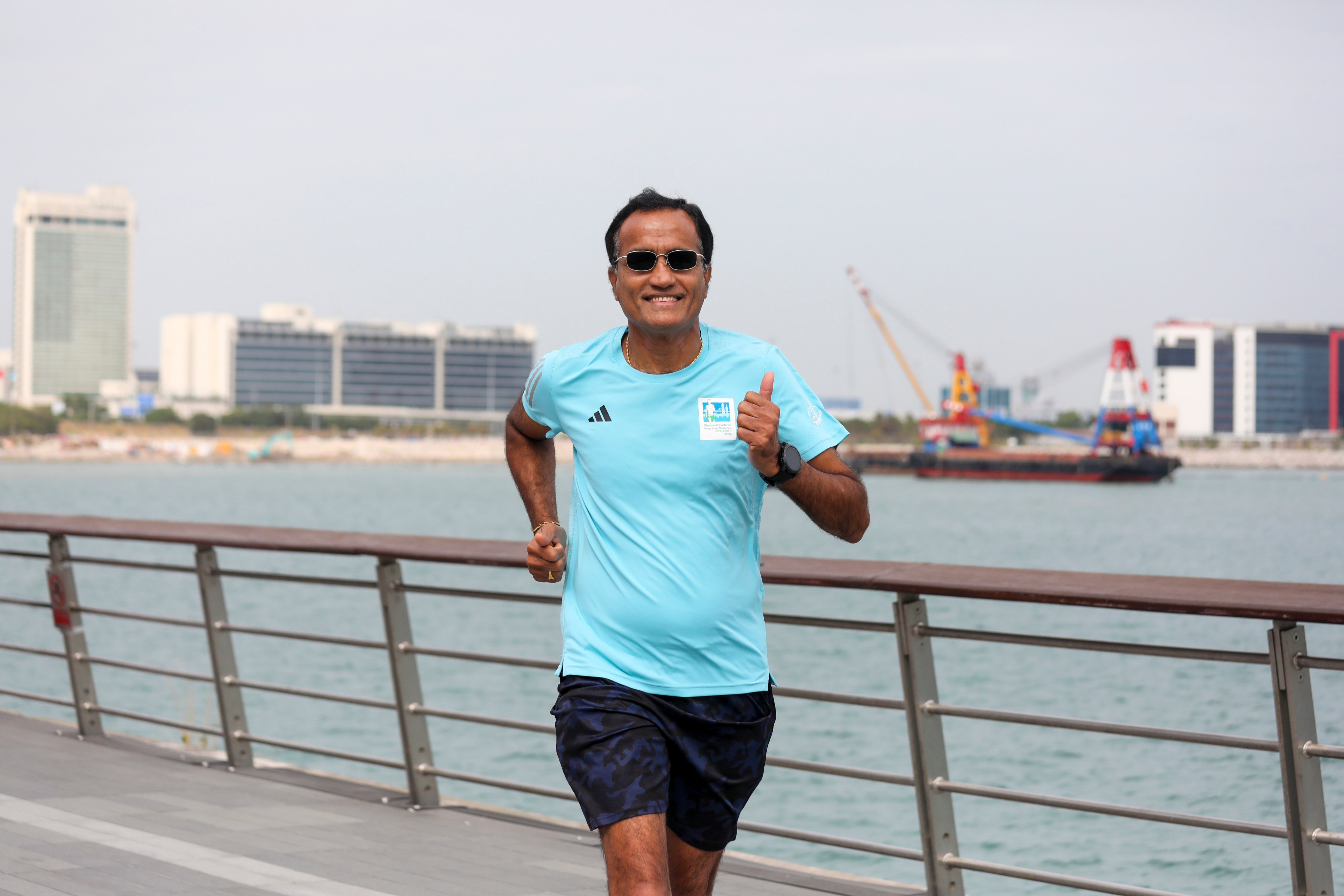 Ravi Chandra was diagnosed with diabetes at the age of 51 in 2015. Instead of medicine, he took up running - and he has not stopped since. Photo: Xiaomei Chen
