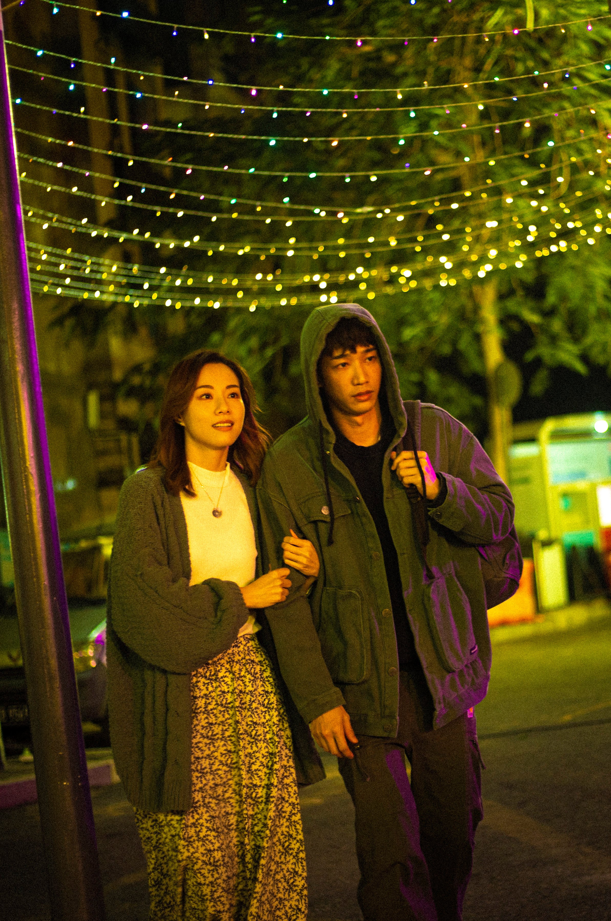 Stephy Tang and Jasper Liu in a still from As It Burns.