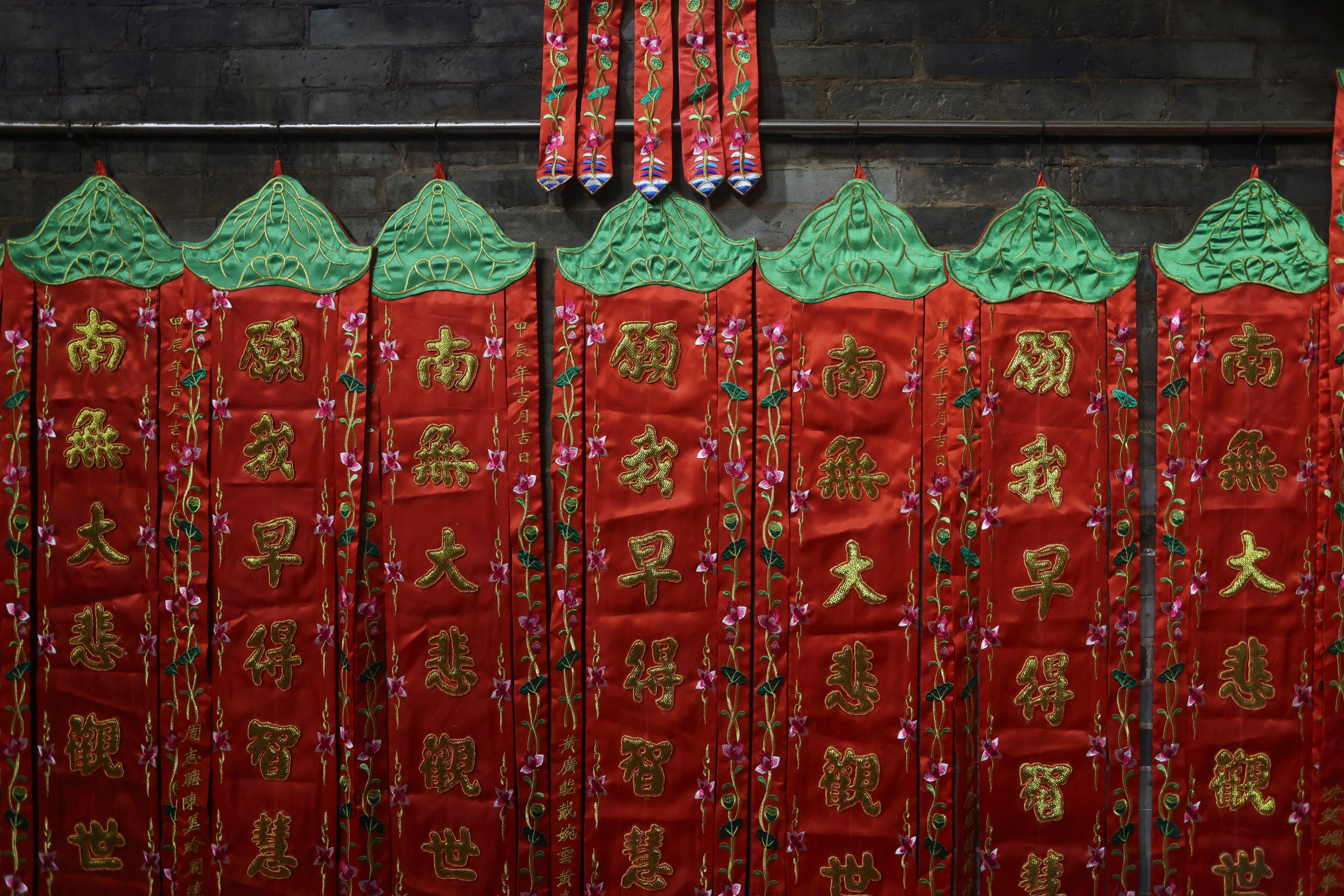 Interior of the Lin Fa Kung Temple in Tai Hang. Photo: Jonathan Wong