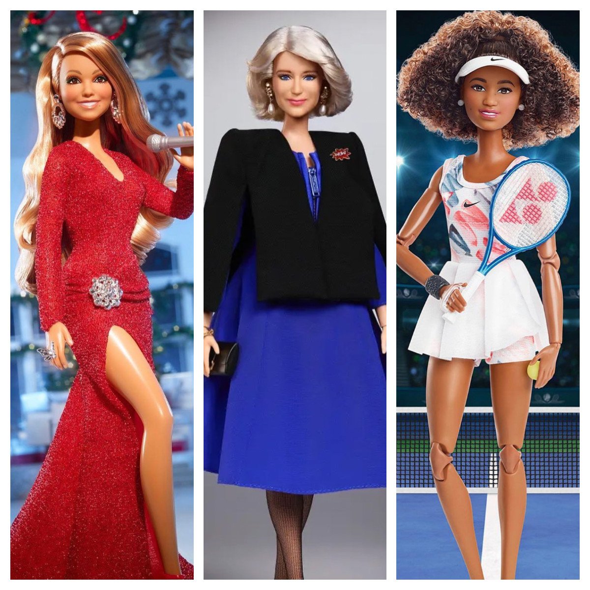Mariah Carey, Queen Camilla and Naomi Osaka are among Style’s favourite Barbie likenesses. Photos: @nelsiecarrillo; @dnaroyals; @naomiosaka/Instagram