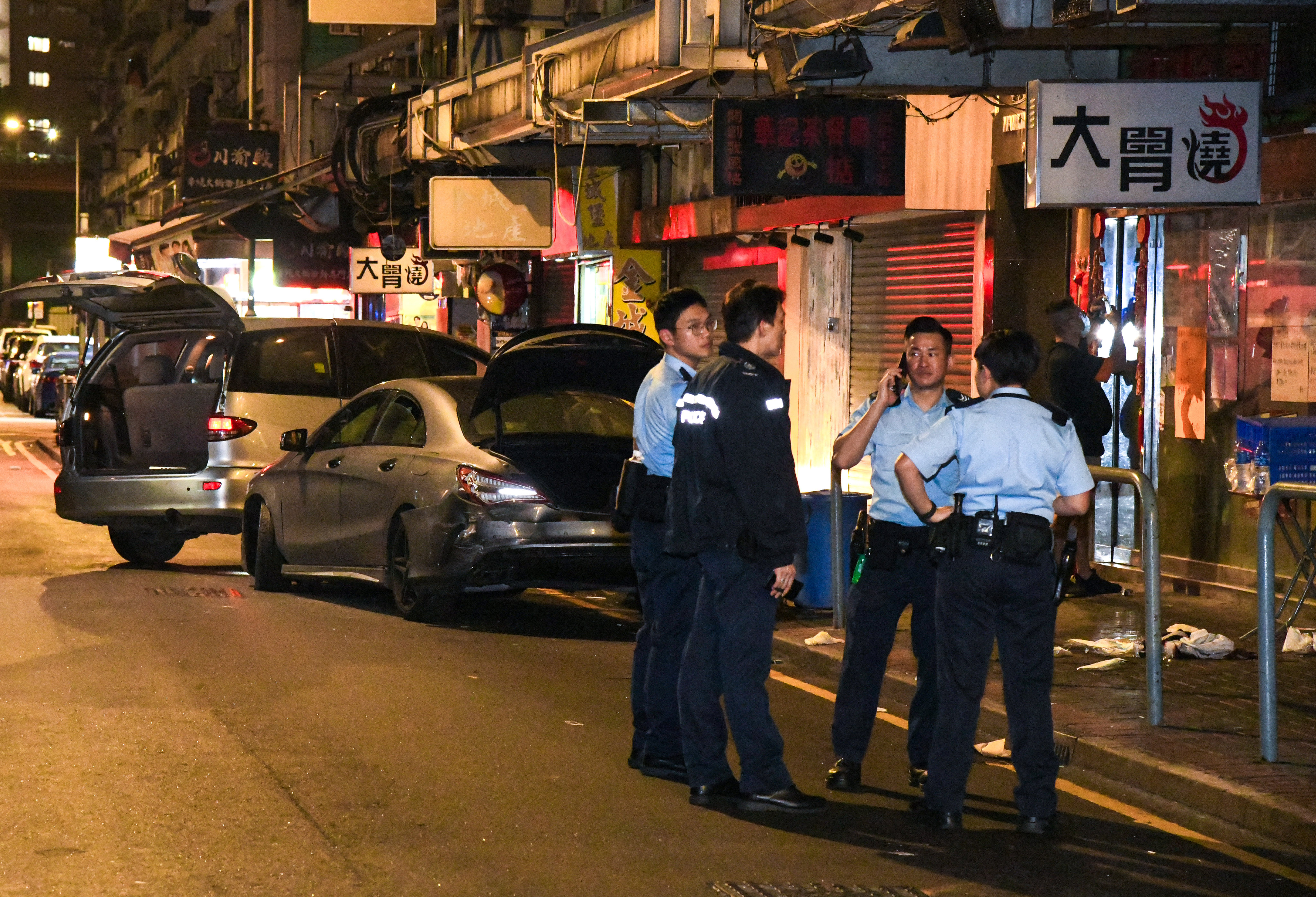 Hong Kong police are searching for at least six knife-wielding assailants. Photo: Handout