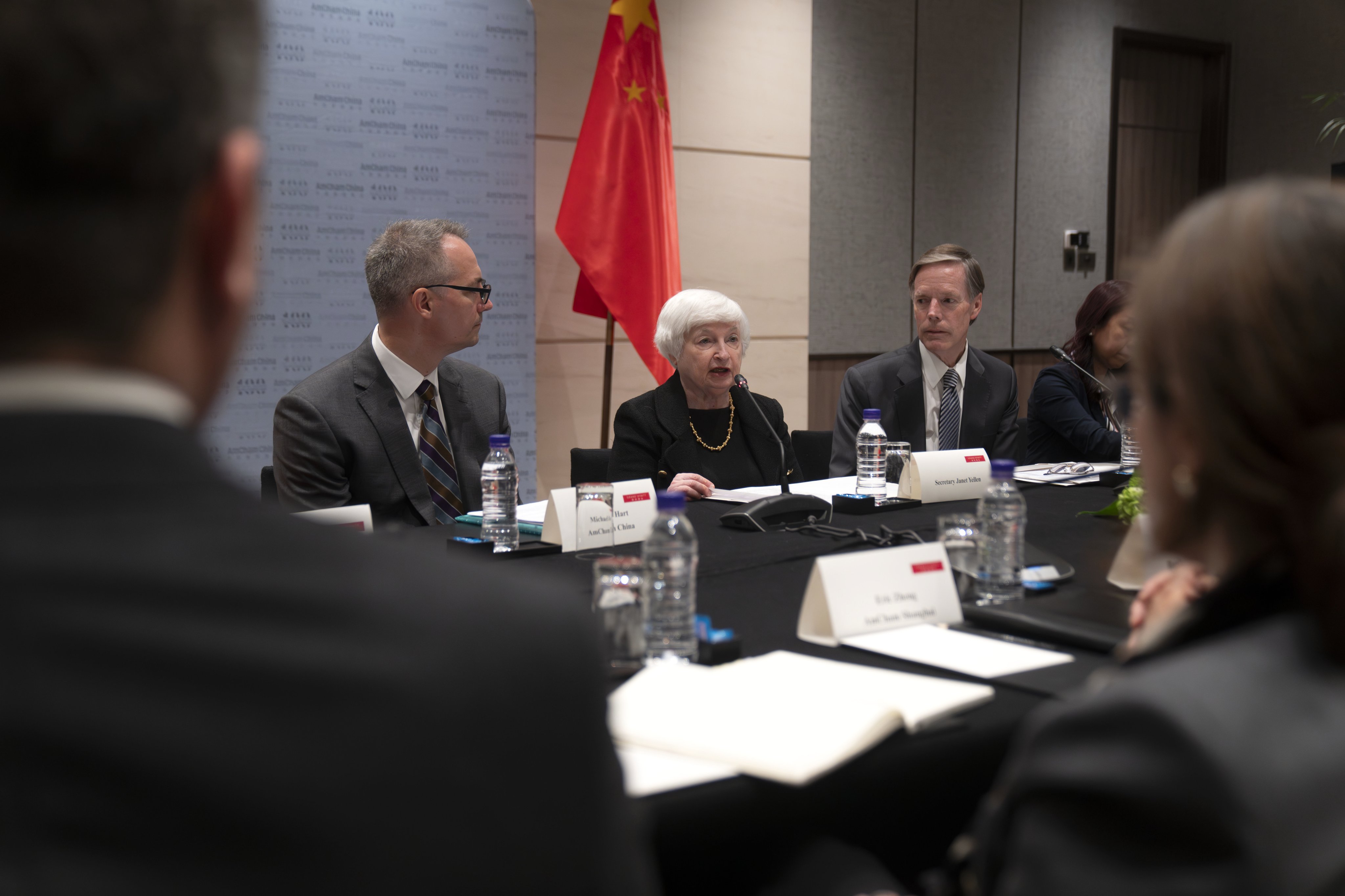 US Treasury Secretary Janet Yellen will begin her latest trip to China on Thursday. Photo: EPA-EFE