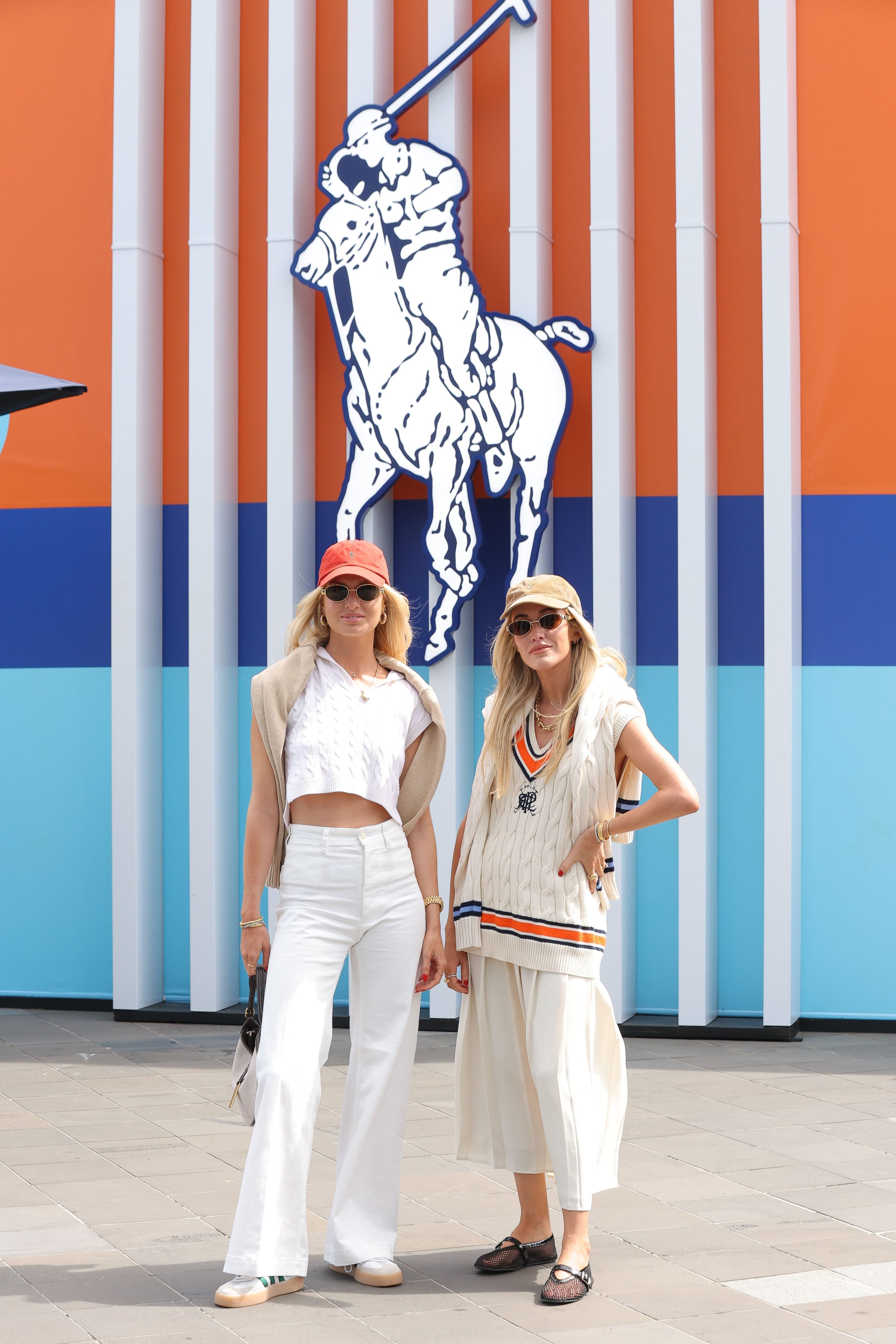 Guests in Ralph Lauren at the Australian Open, January 2024. The “tennis core” trend continues to endure as a sign of wealth and taste through the ages. Photo: Handout