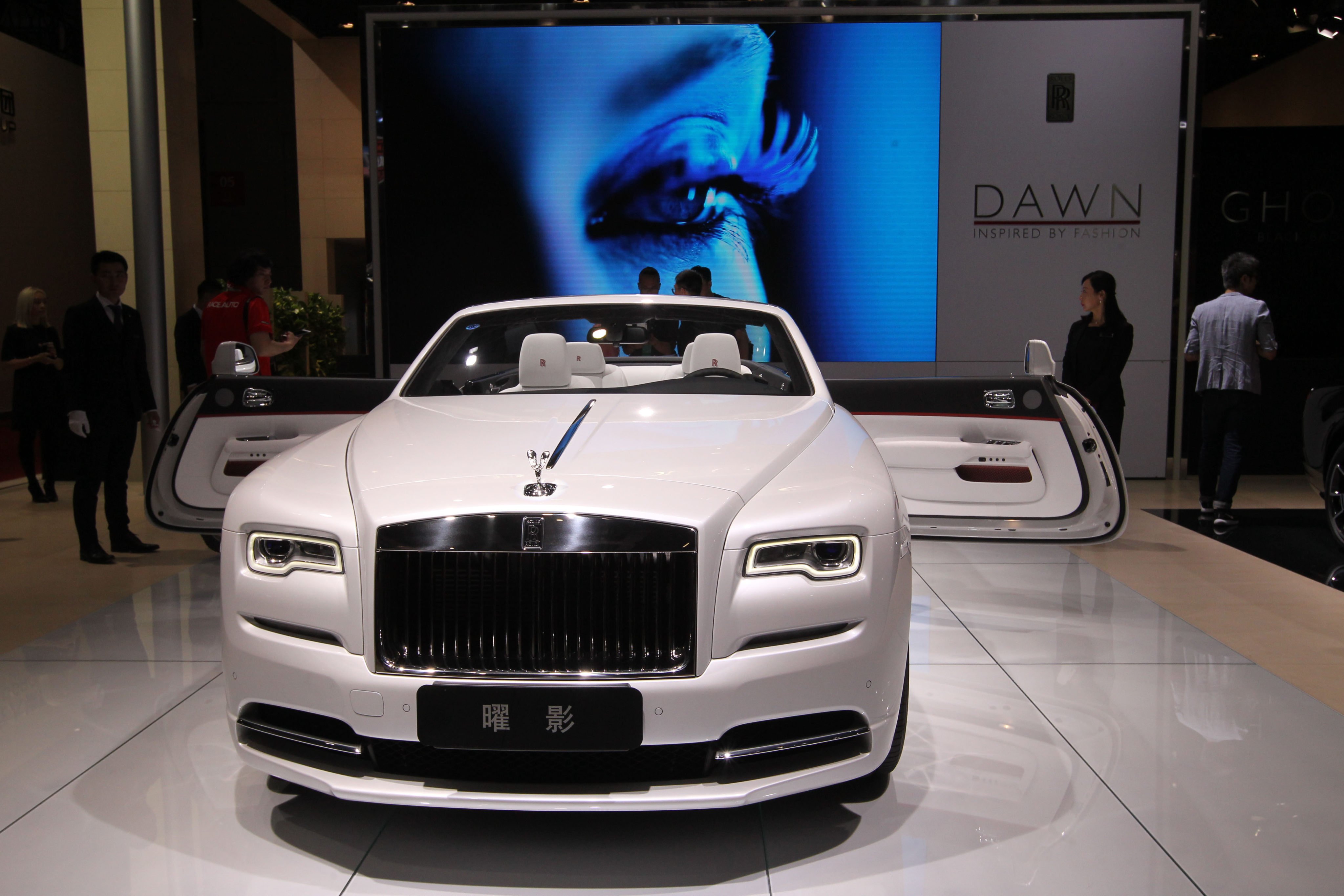 A Rolls-Royce Dawn is seen at the 17th Shanghai International Automobile Industry Exhibition in 2017. Liu fooled a car dealership into believing that his mother had authorised the sale of her Rolls-Royce Dawn 6.6 V12, according to court records. Photo: Simon Song