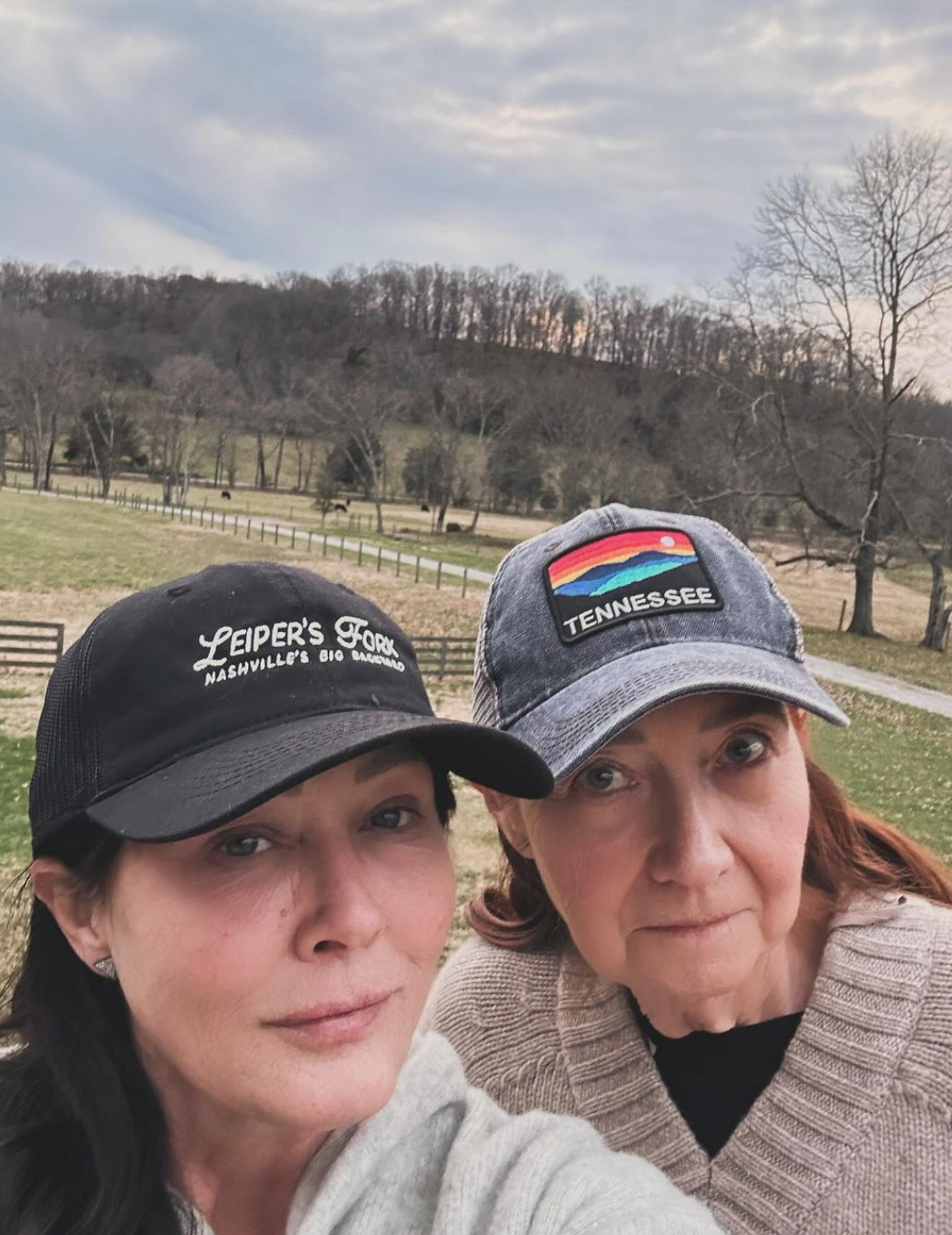 Shannon Doherty with her mother. Photo: @theshando/Instagram