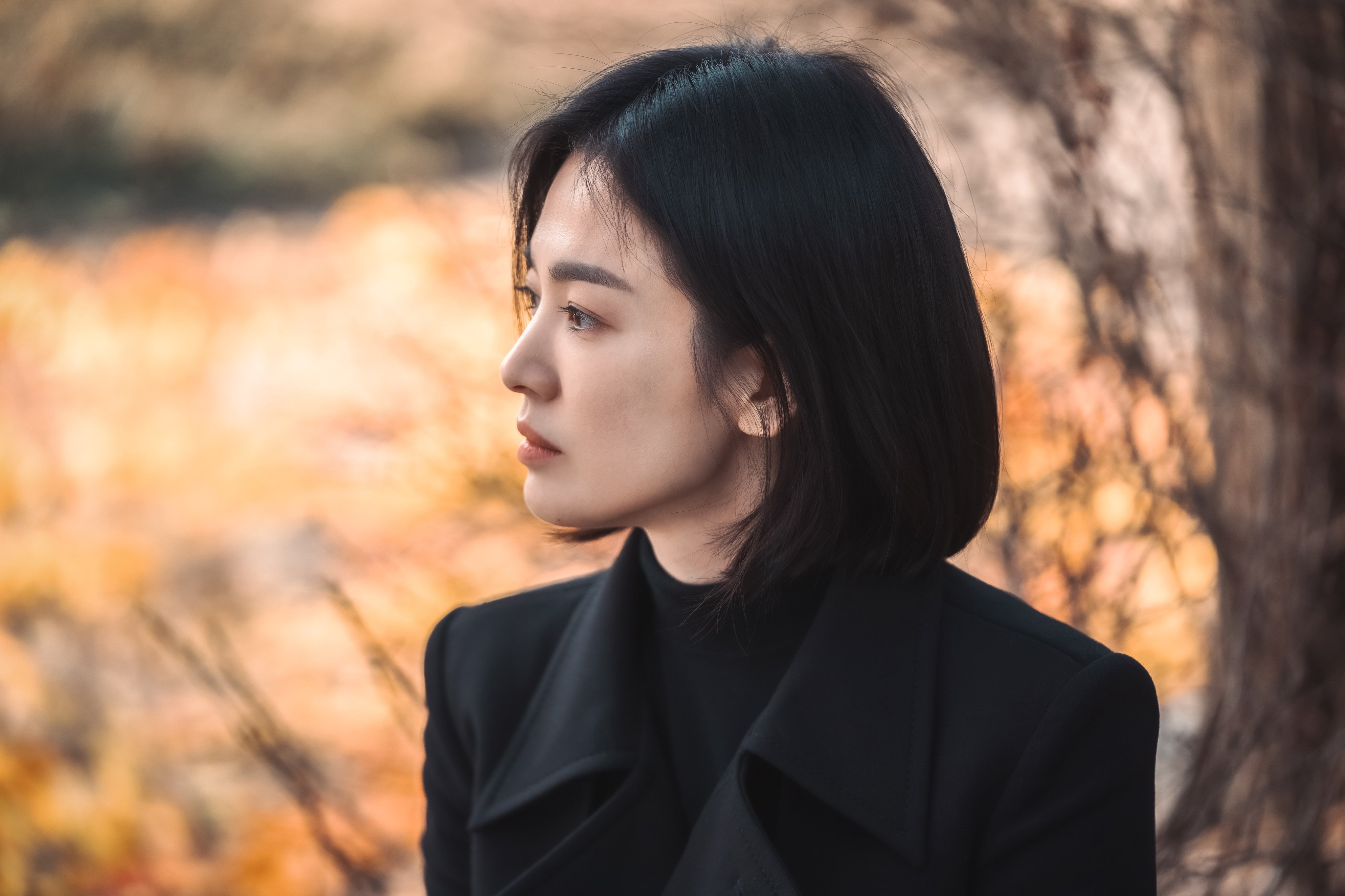 Song Hye-kyo as Moon Dong-eun in a still from The Glory. Photo: Graphyoda/Netflix